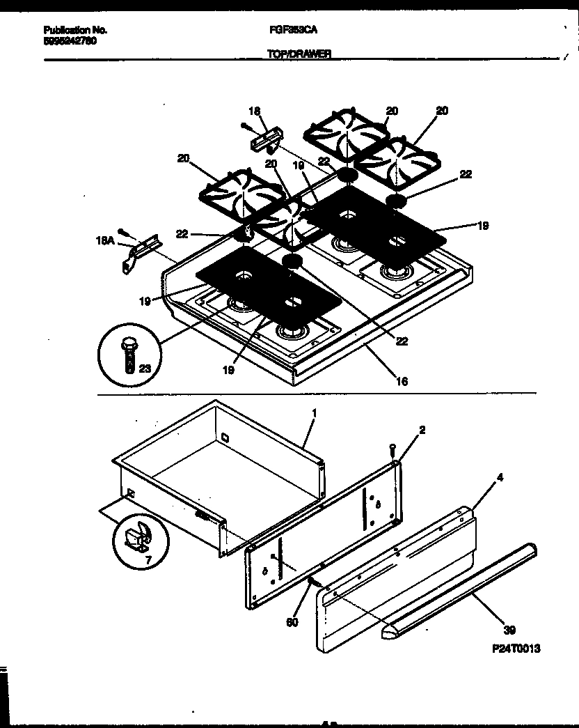 05 - COOKTOP AND DRAWER PARTS