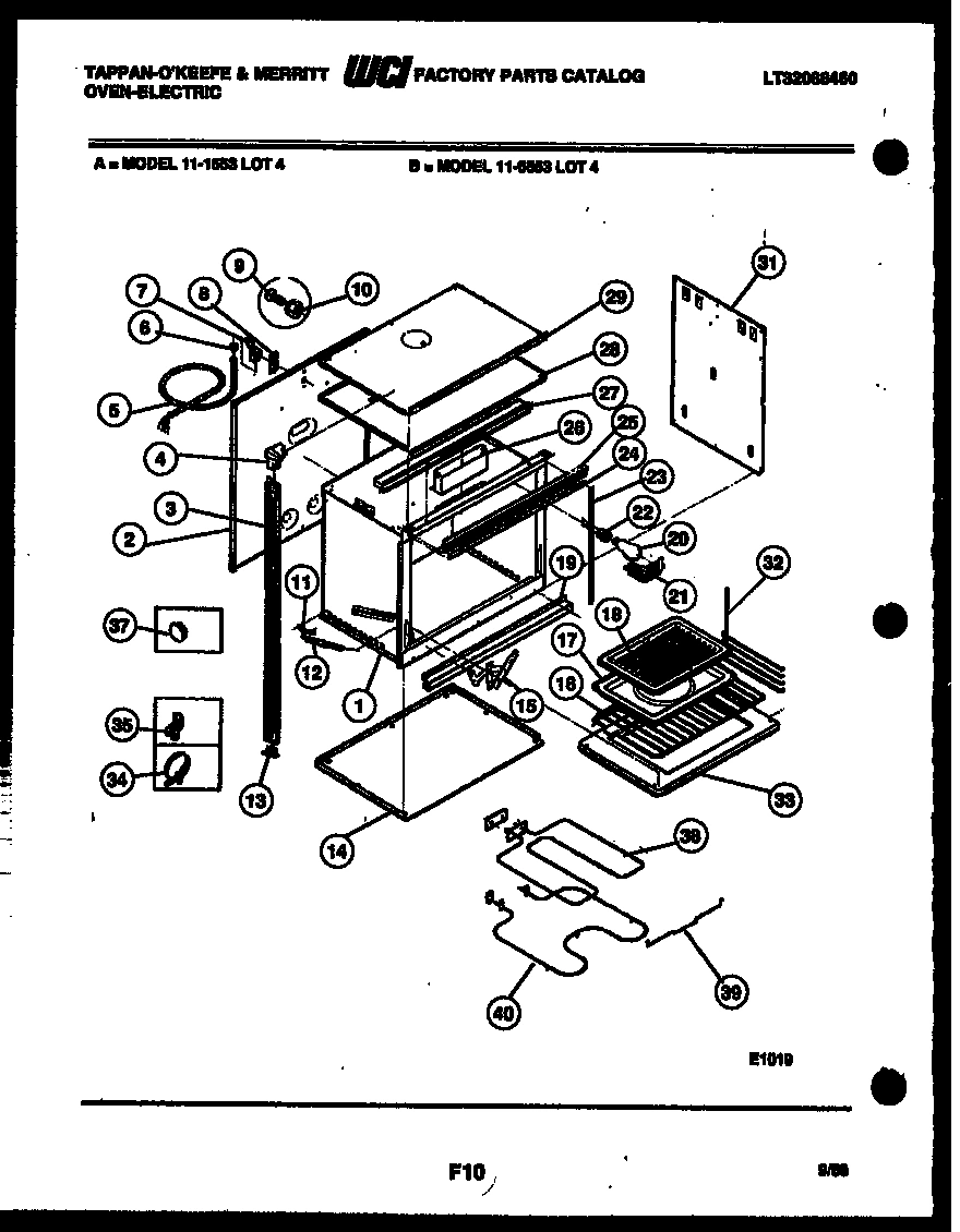 04 - OVEN BODY PARTS