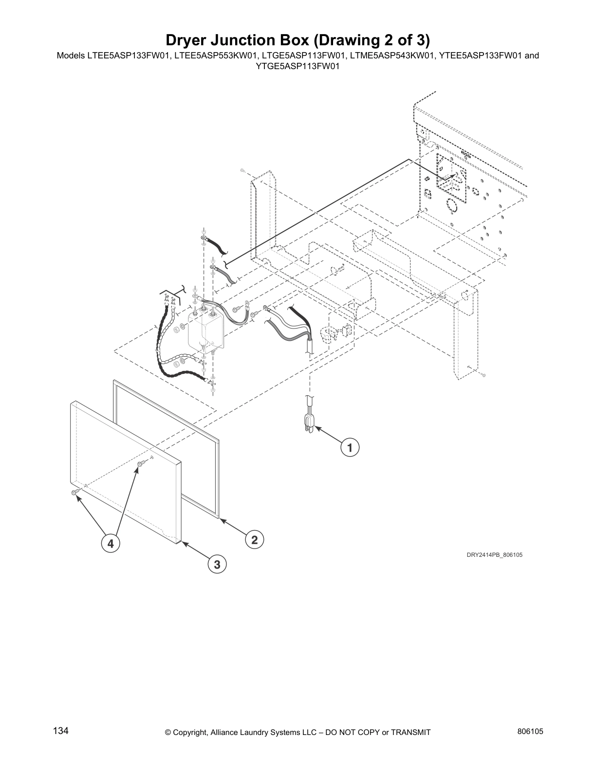 Dryer Junction Box (Drawing 2 of 3)