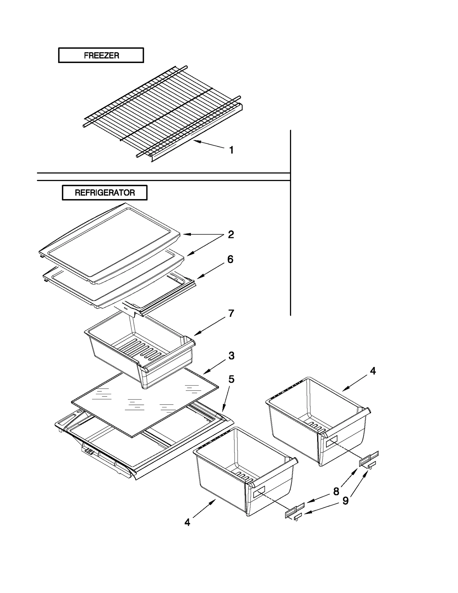 SHELF PARTS