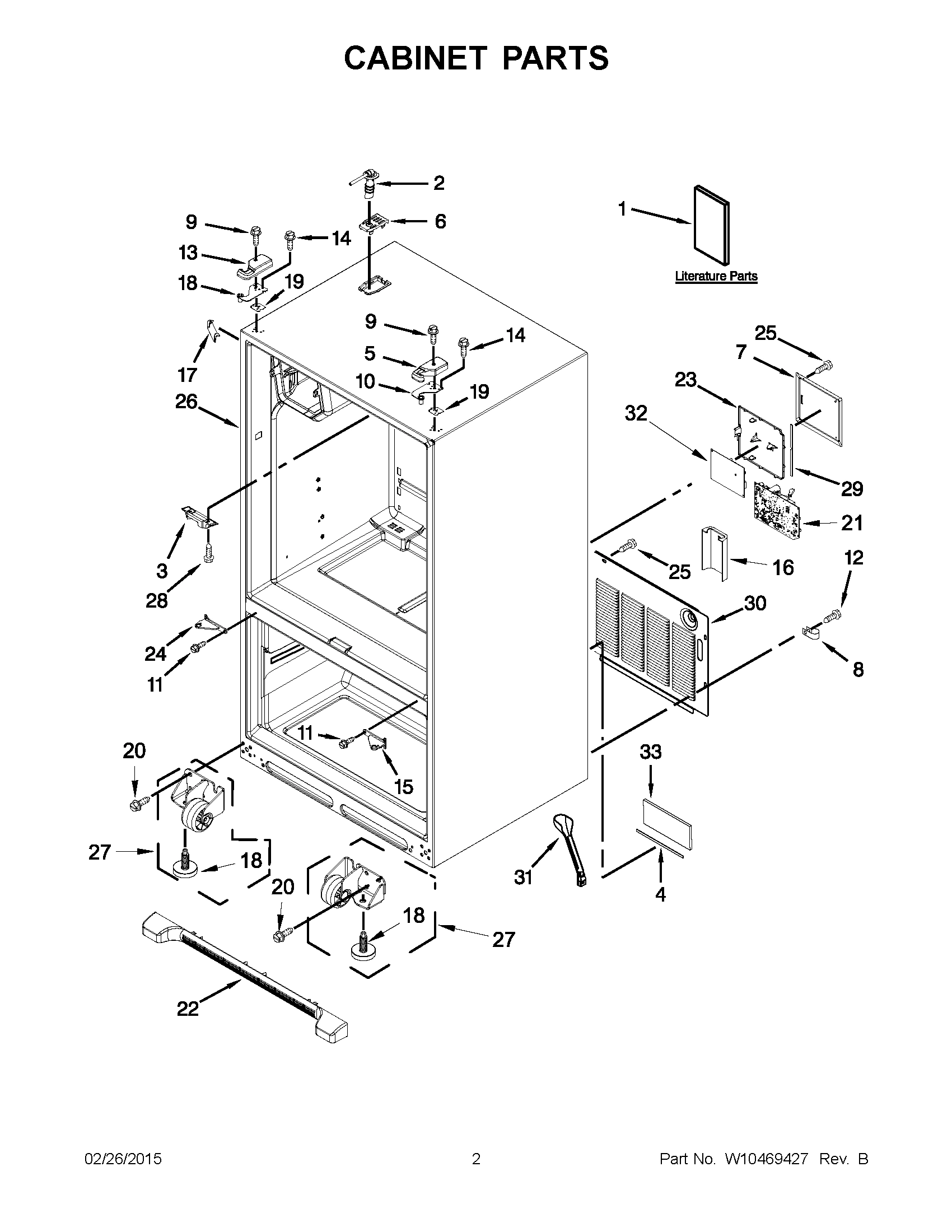 02 - CABINET PARTS
