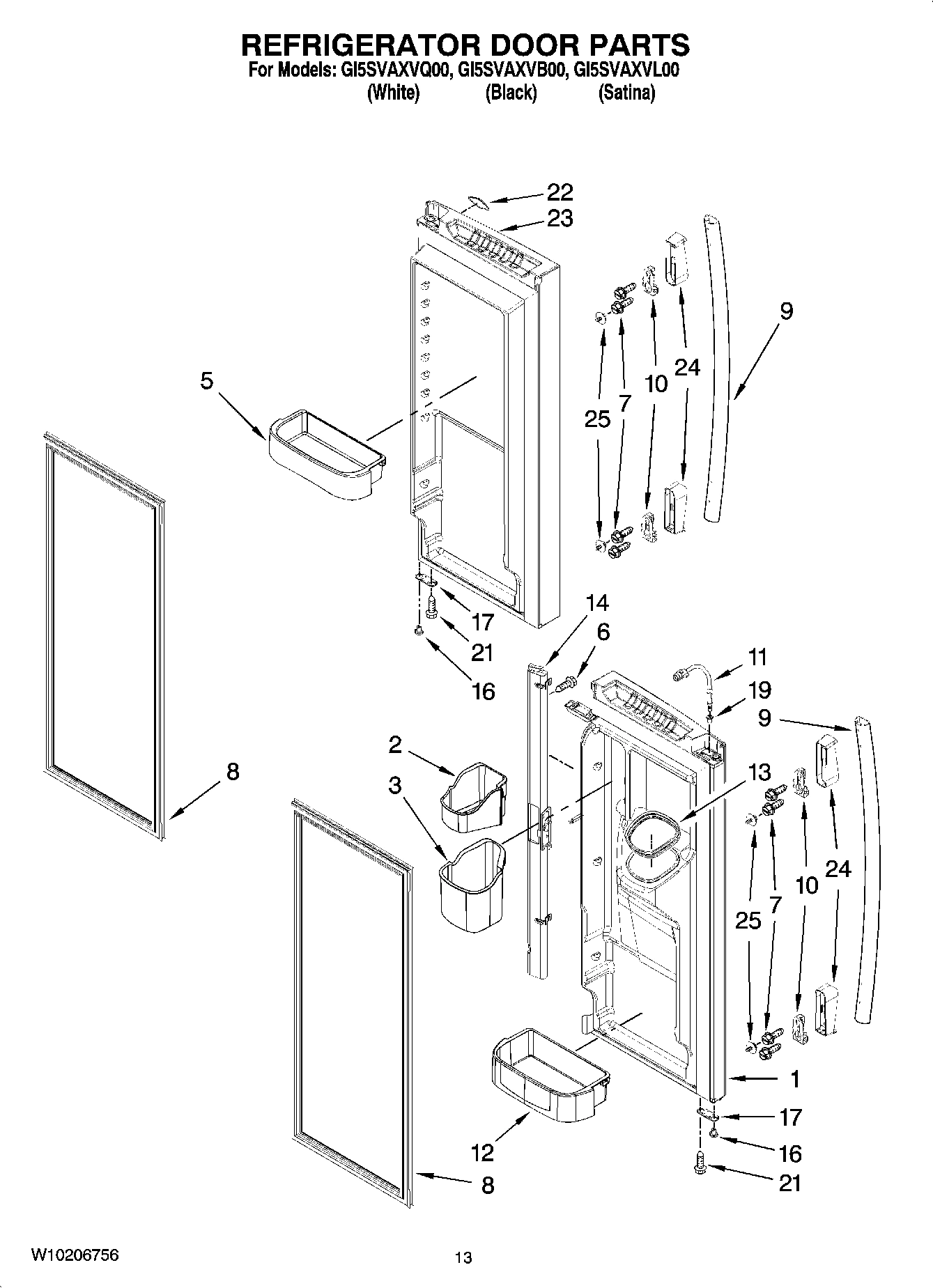 07 - REFRIGERATOR DOOR PARTS