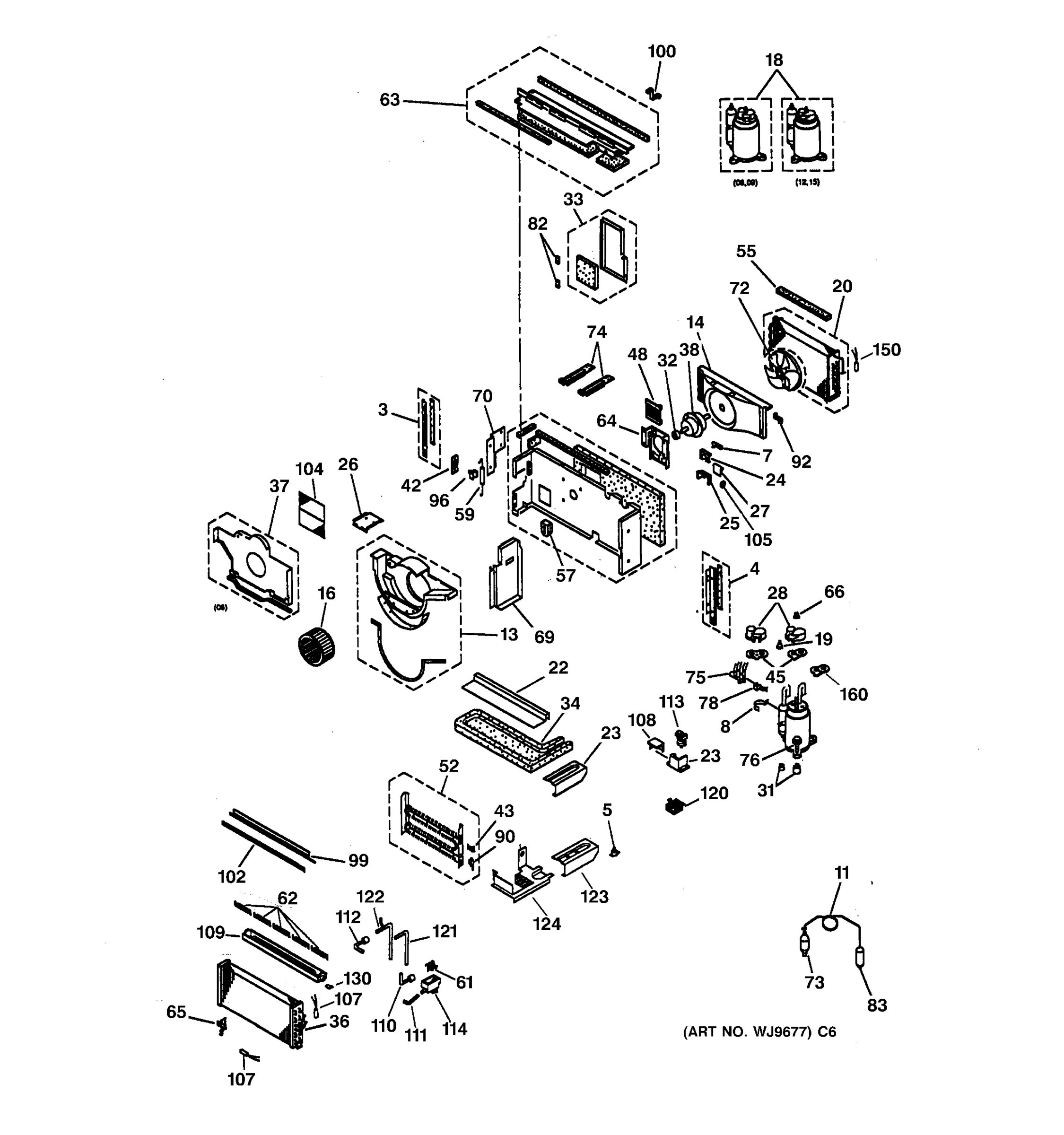 MOTOR, COMPRESSOR & SYSTEM COMPONENTS