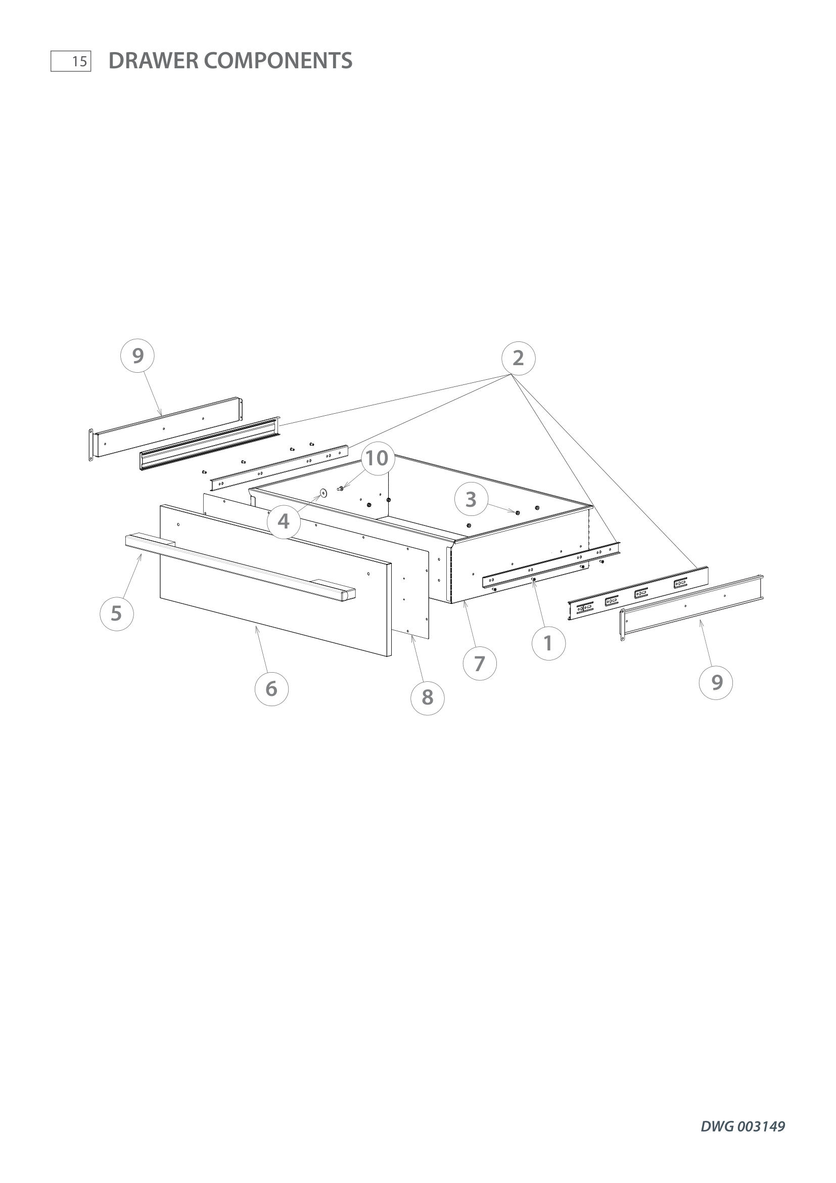 DRAWER COMPONENTS
