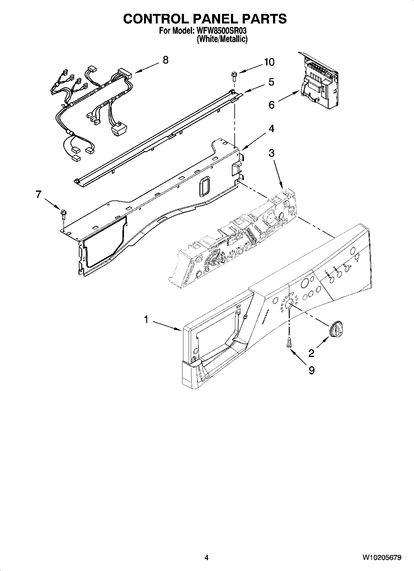 03 - CONTROL PANEL PARTS