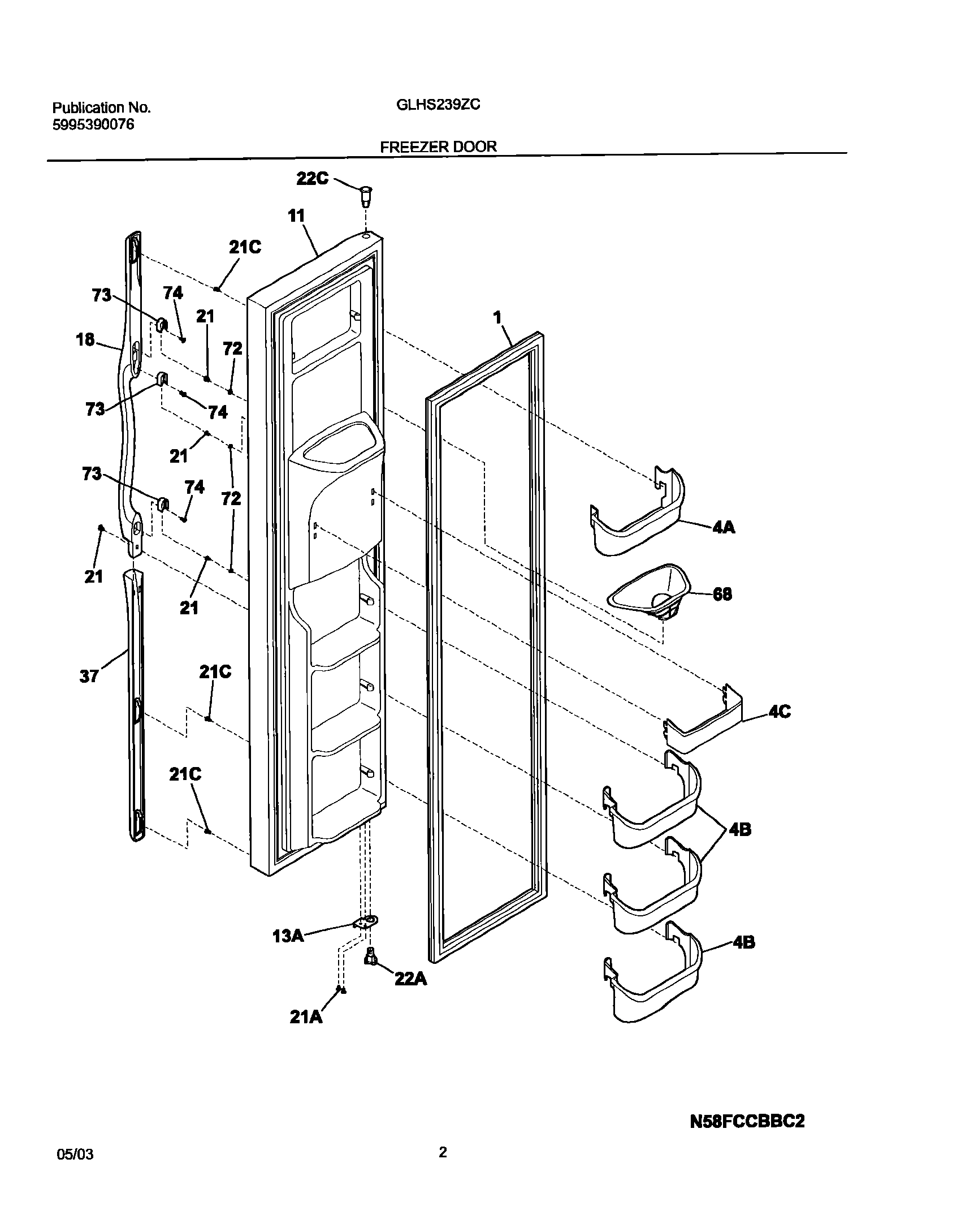 03 - FREEZER DOOR