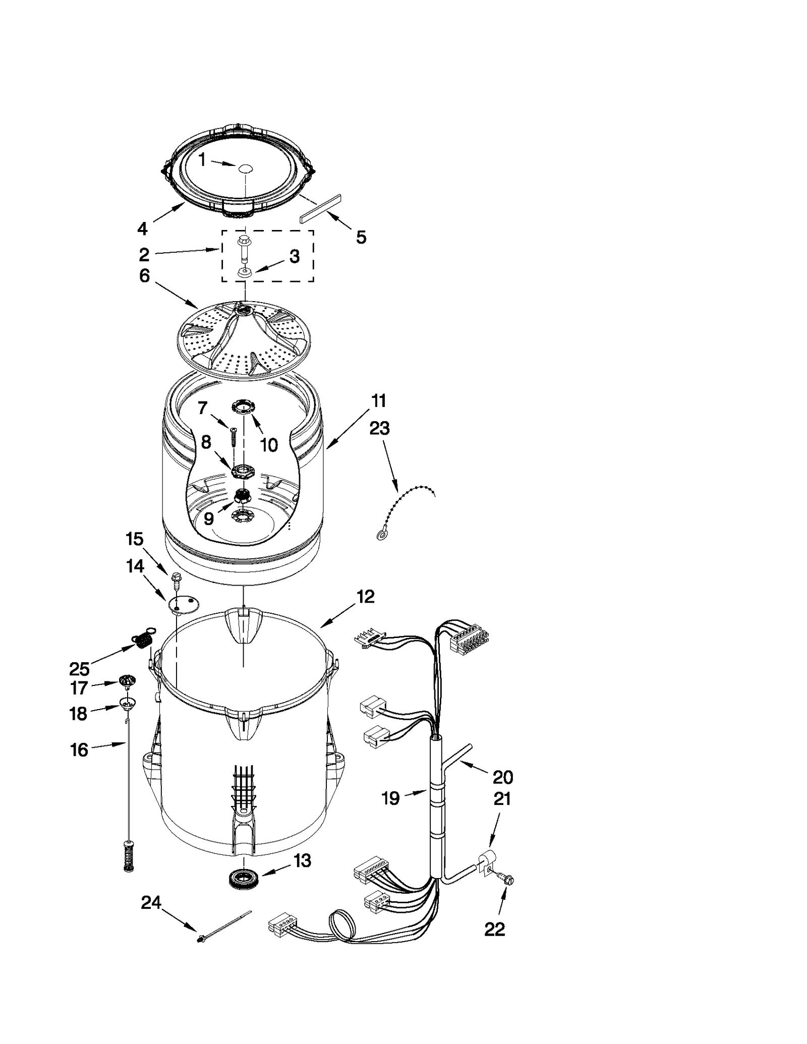 BASKET AND TUB PARTS