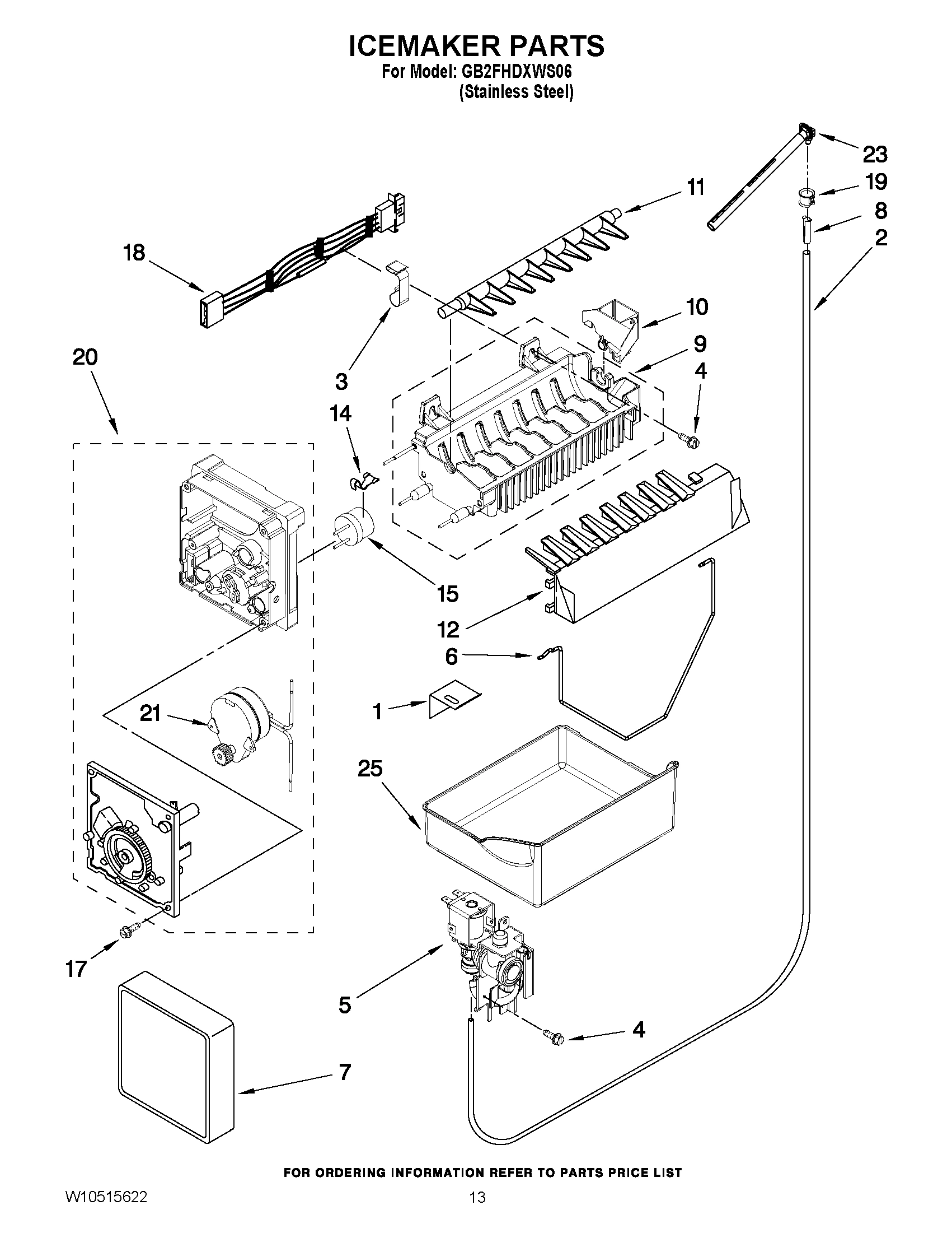 08 - ICEMAKER PARTS