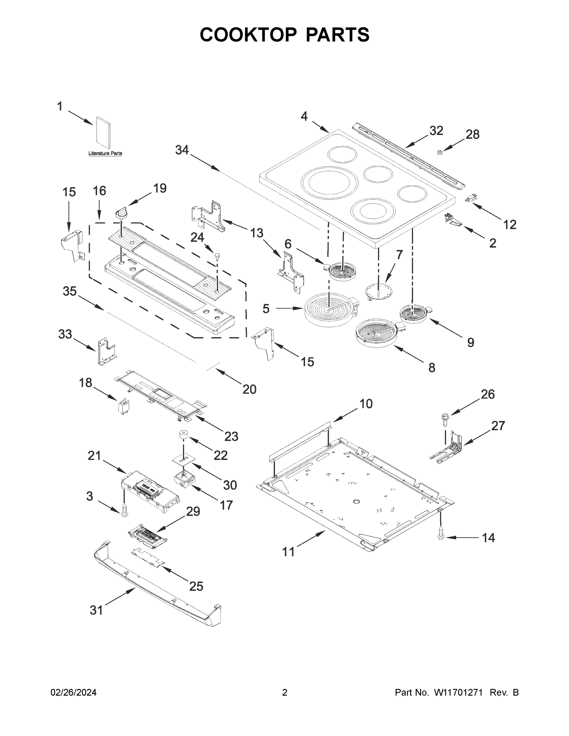 02 - COOKTOP PARTS