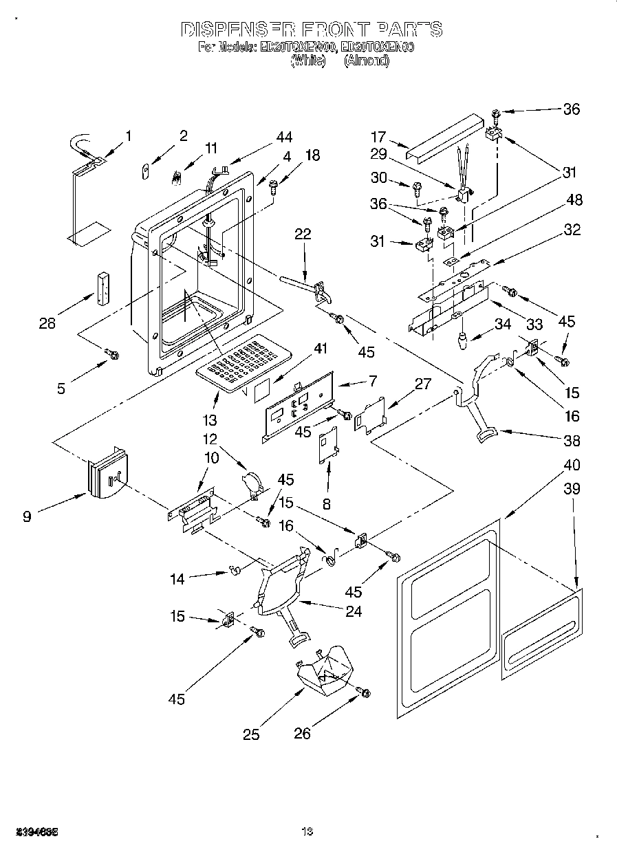 08 - DISPENSER FRONT