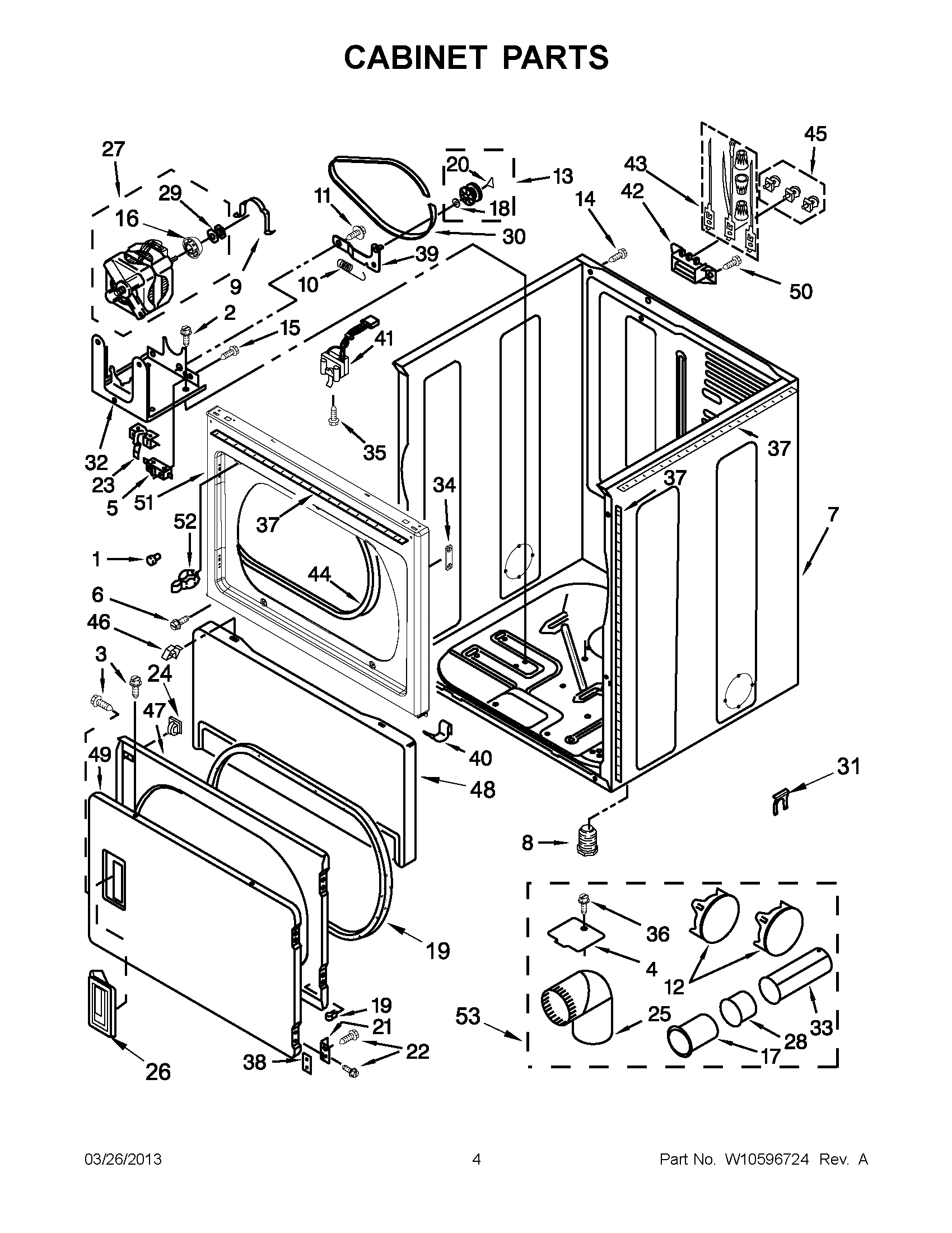 02 - CABINET PARTS