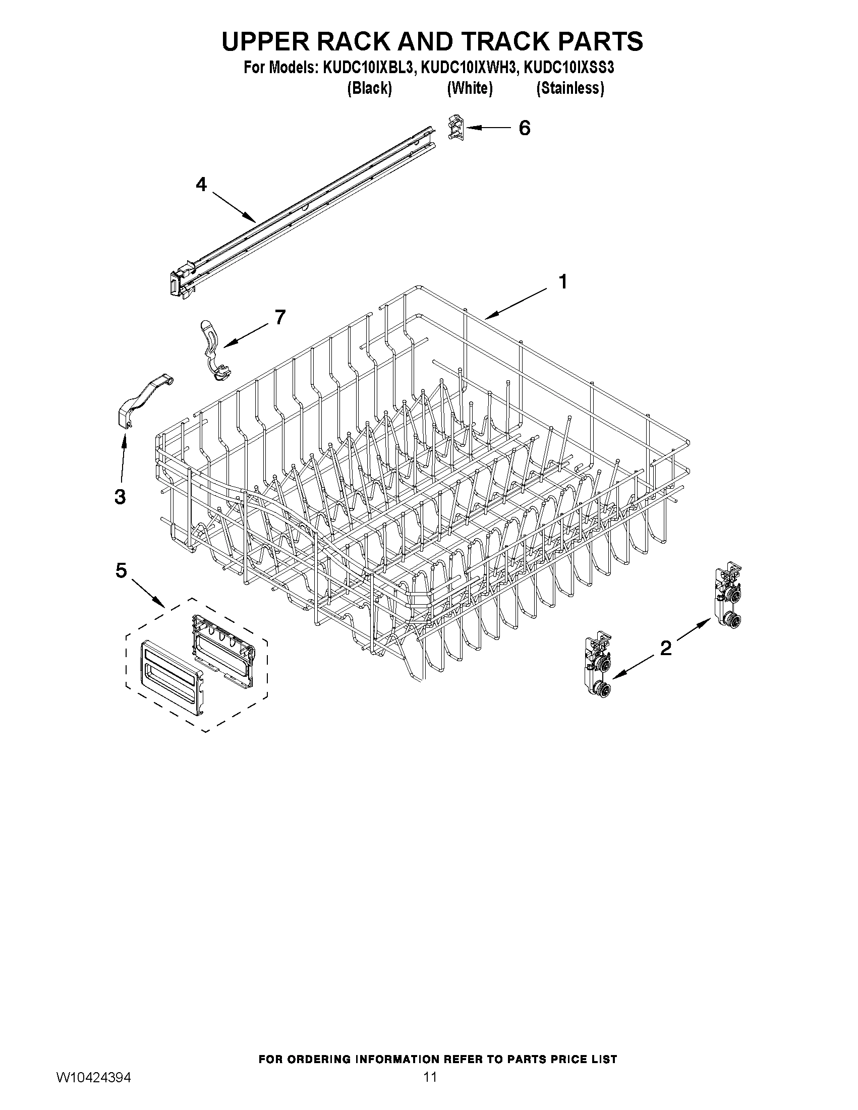09 - UPPER RACK AND TRACK PARTS