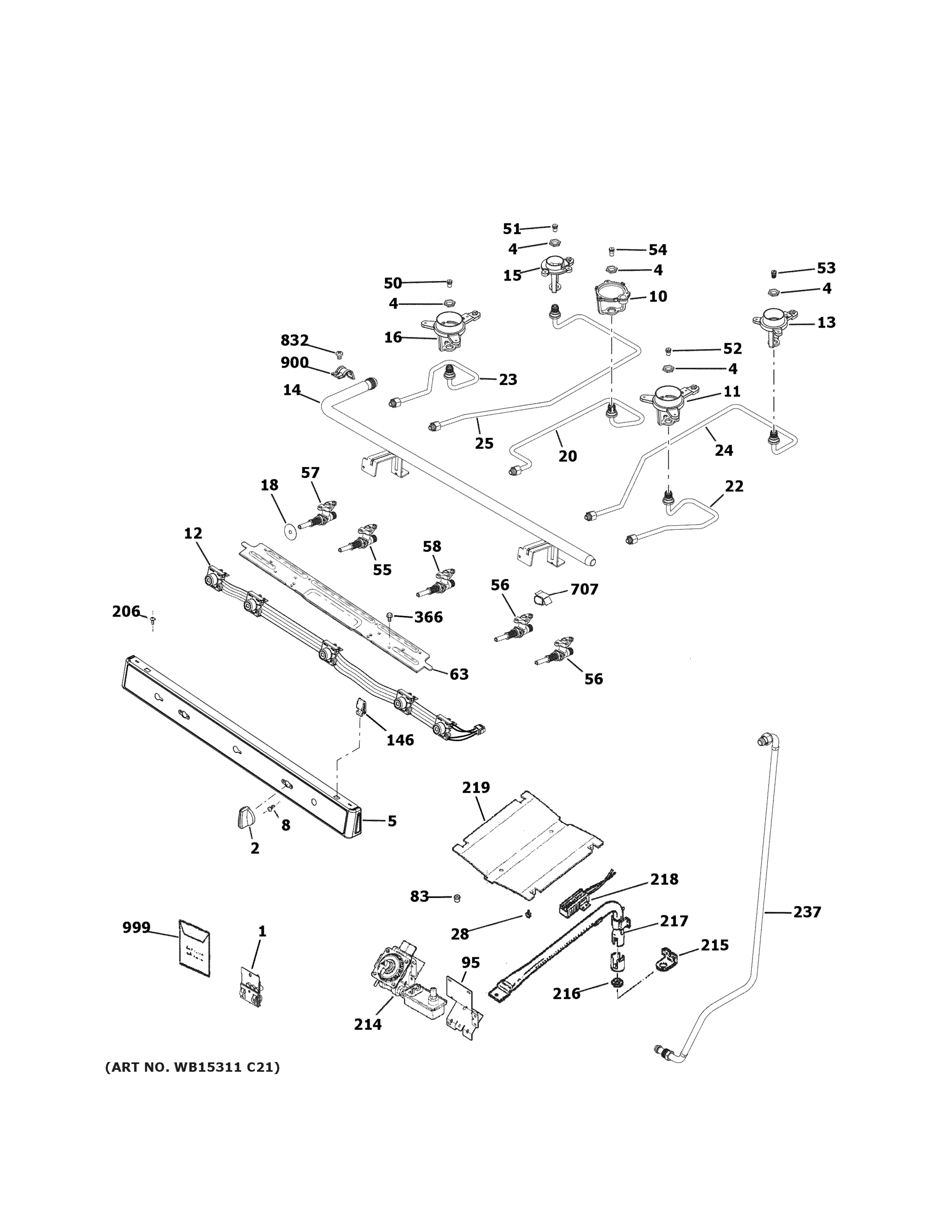 GAS & BURNER PARTS