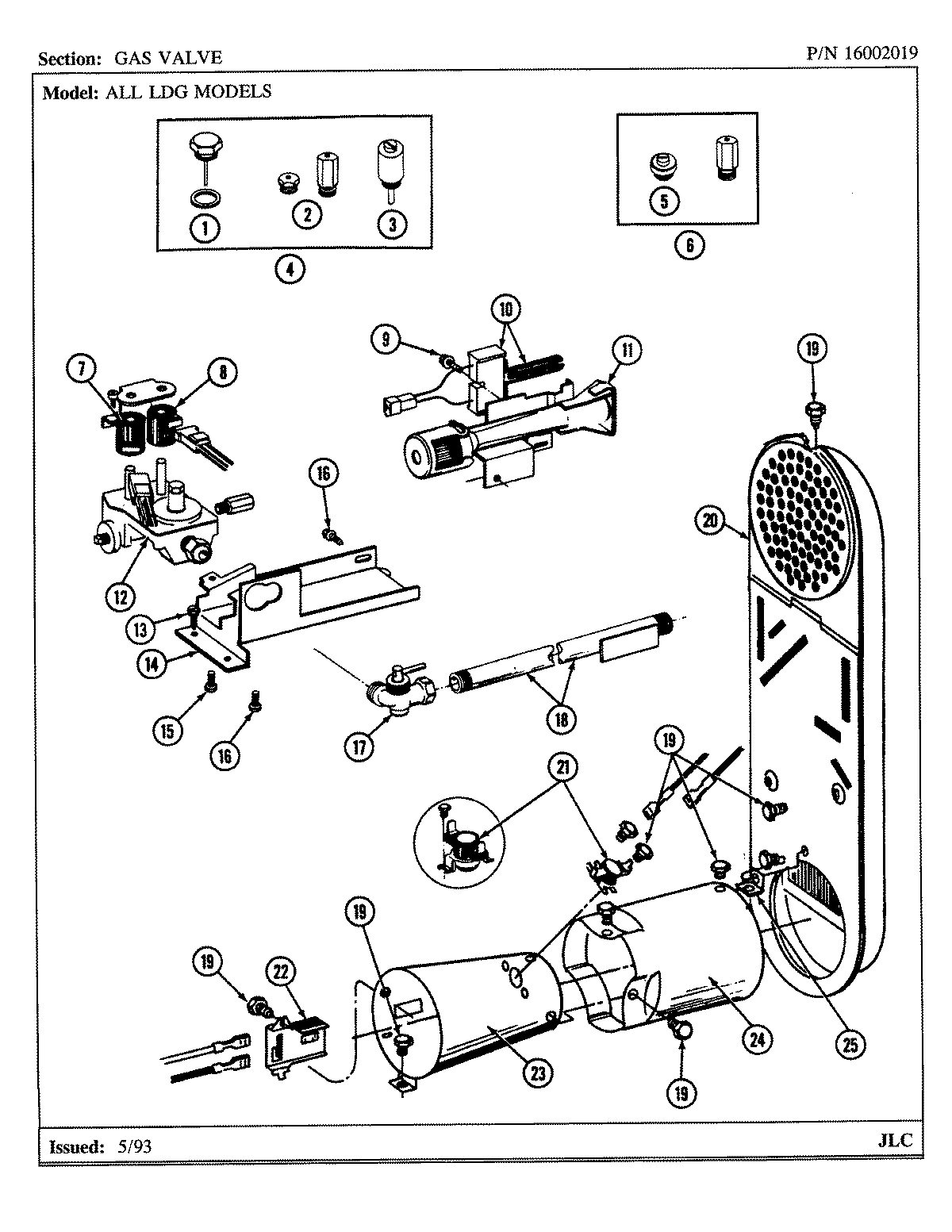 05 - GAS VALVE (LDG7500AAM, ABM)