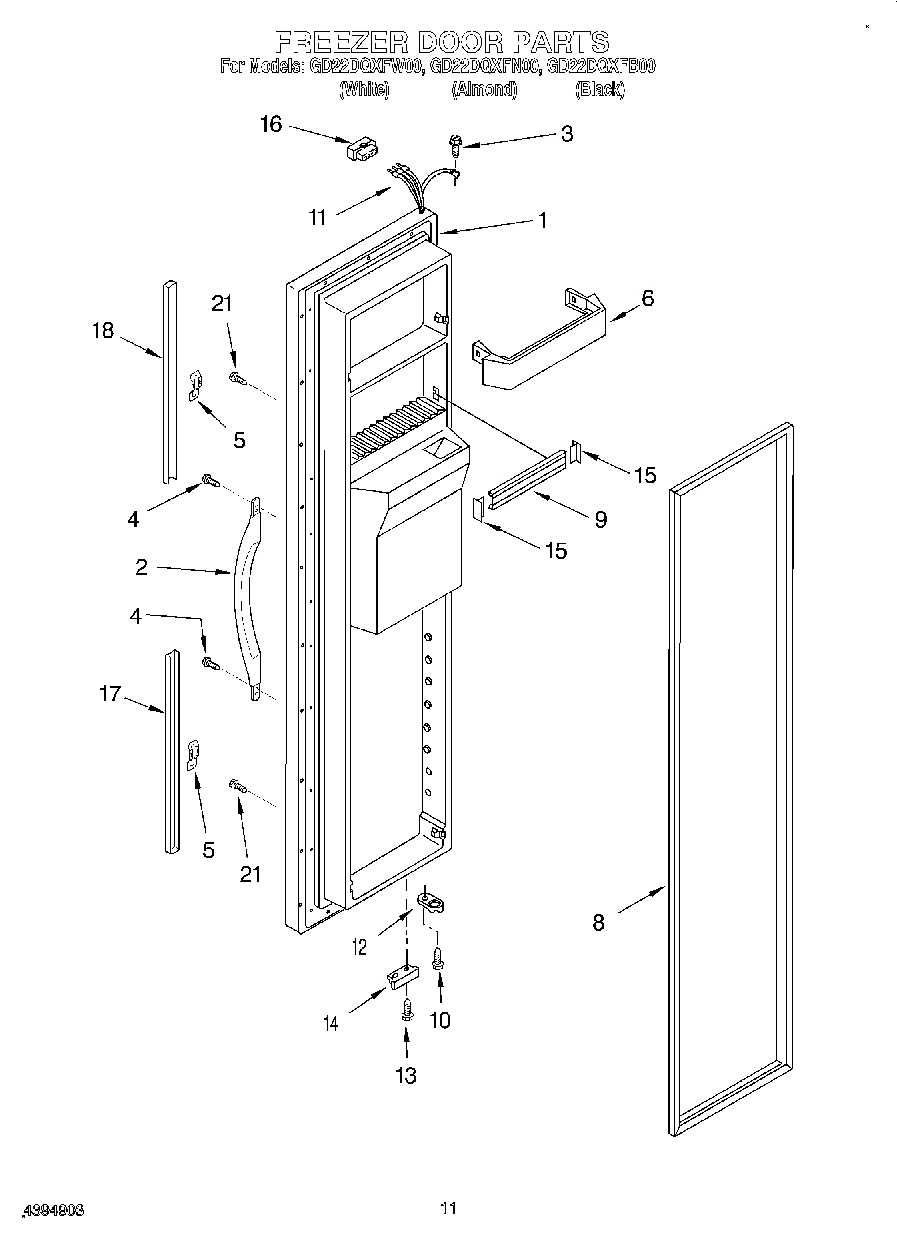 08 - FREEZER DOOR