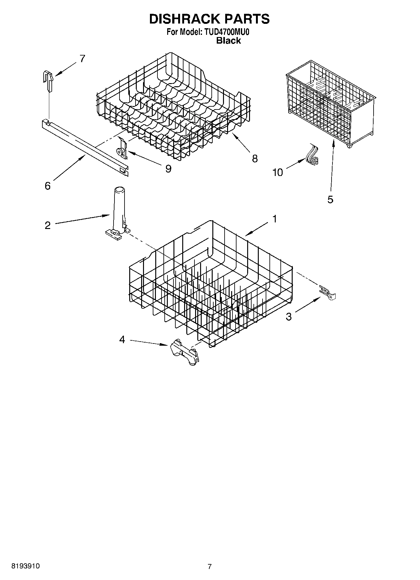 06 - DISHRACK PARTS
