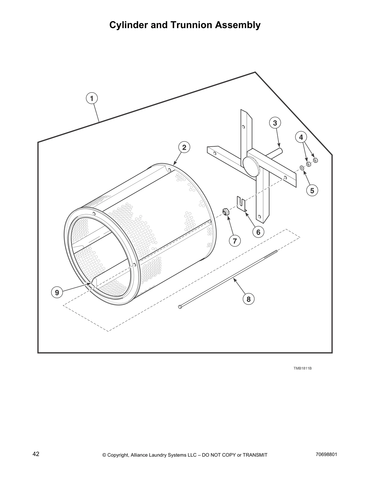 Cylinder and Trunnion Assembly