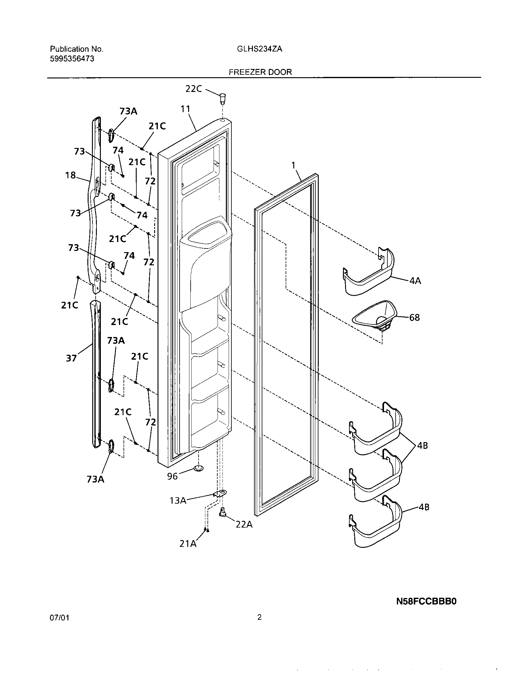 03 - FREEZER DOOR