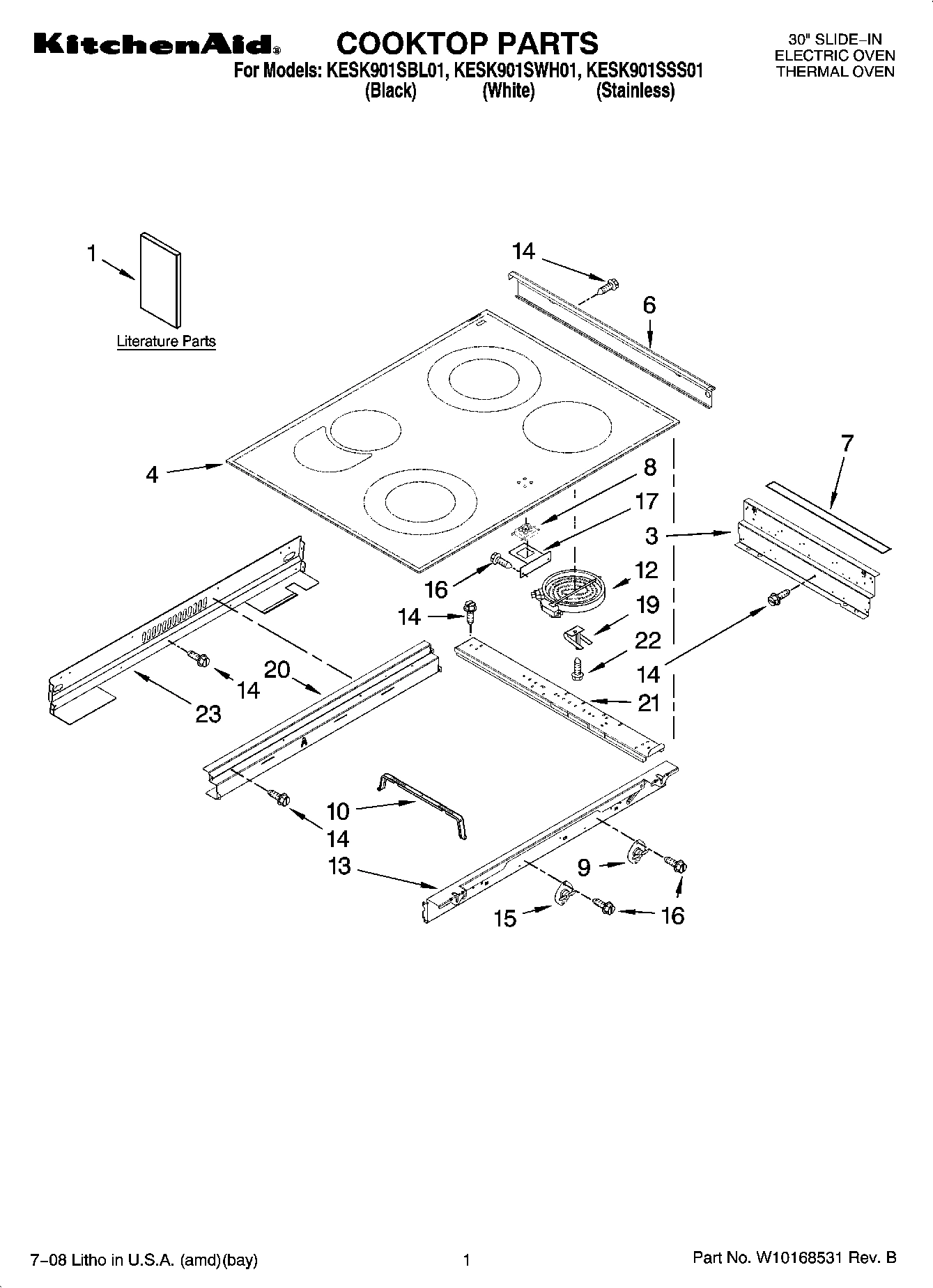 01 - COOKTOP PARTS