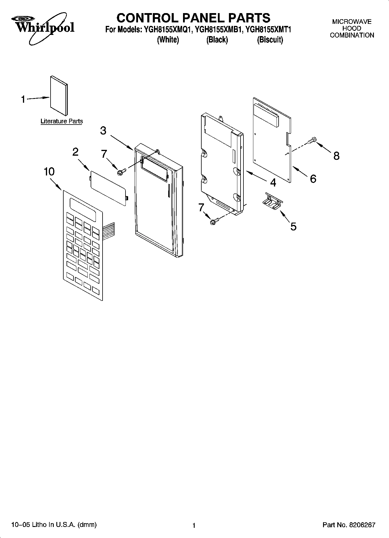 01 - CONTROL PANEL PARTS