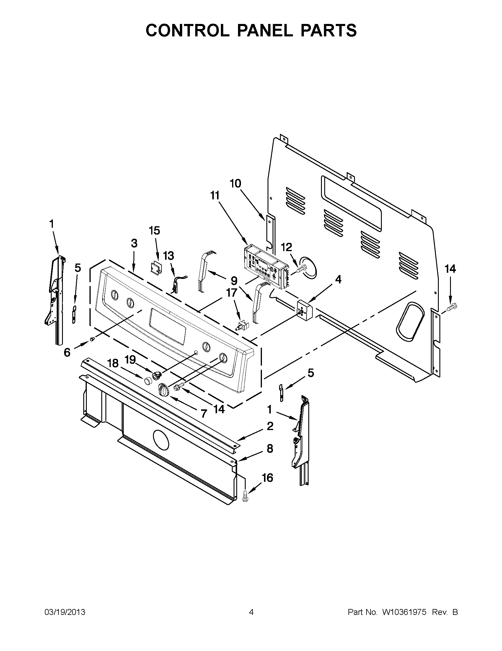 02 - CONTROL PANEL PARTS
