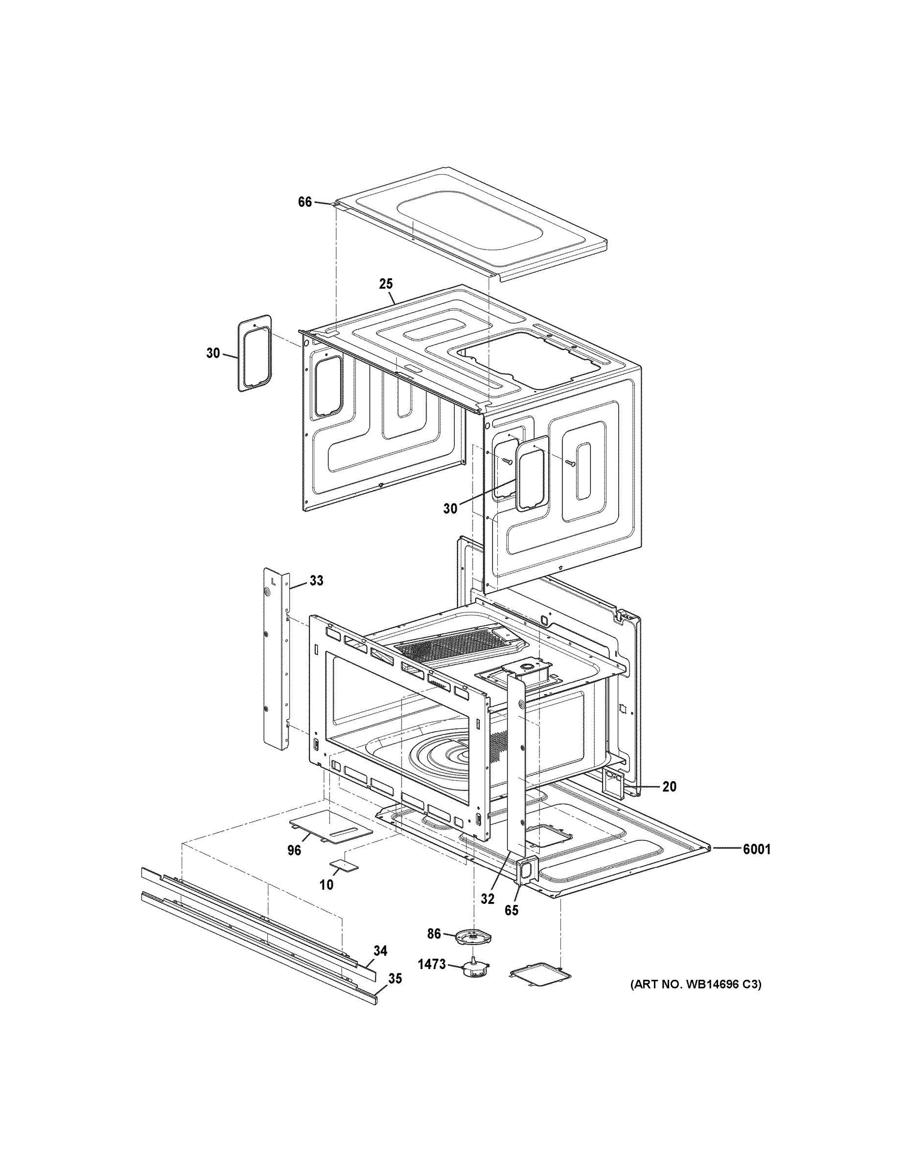 OVEN CAVITY PARTS