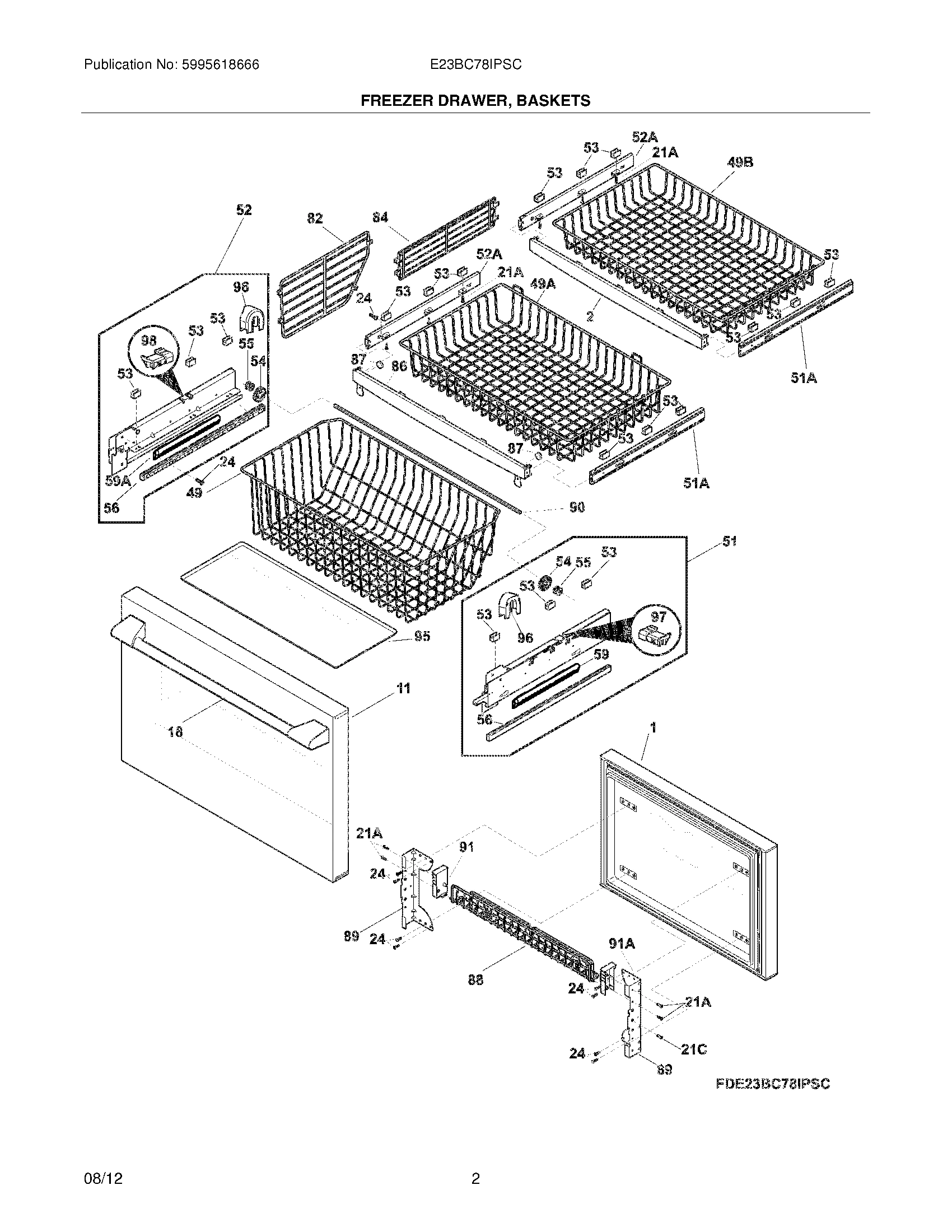 03 - FREEZER DRAWER, BASKETS