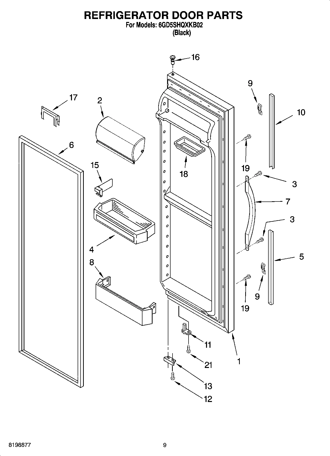 06 - REFRIGERATOR DOOR PARTS