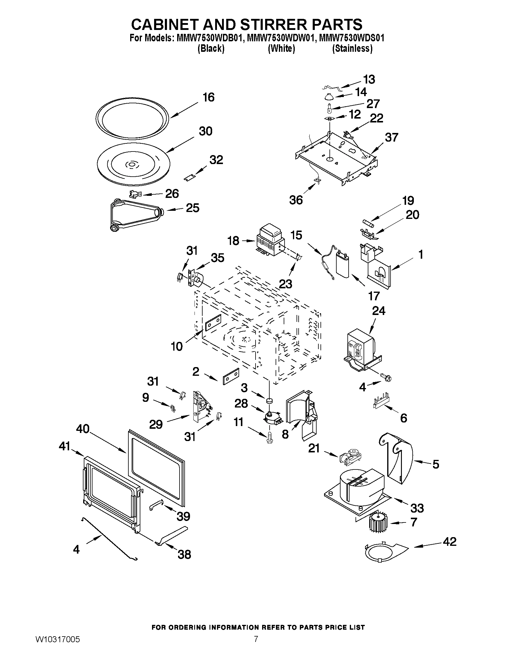 06 - CABINET AND STIRRER PARTS
