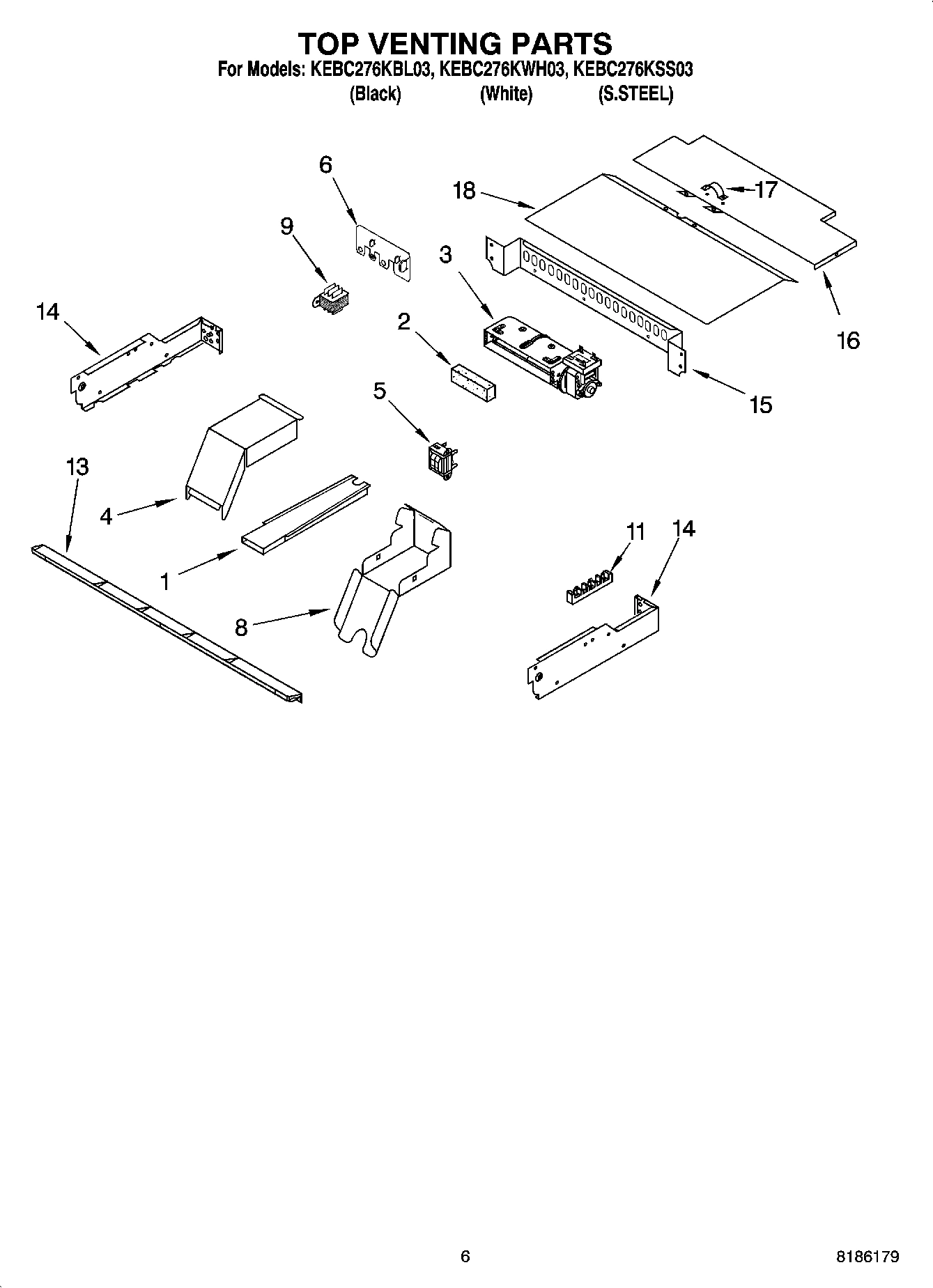 05 - TOP VENTING PARTS, OPTIONAL PARTS