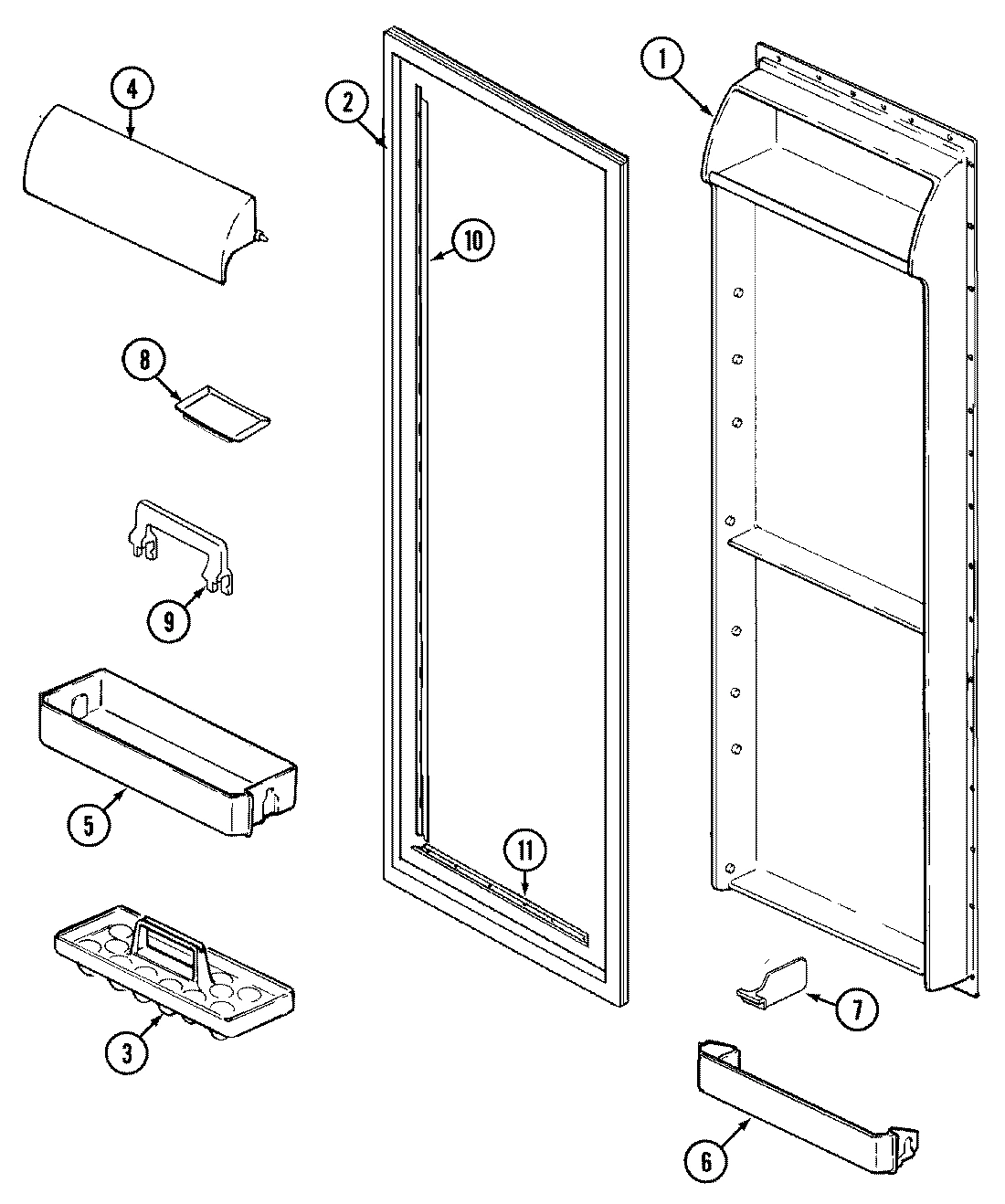 05 - FRESH FOOD INNER DOOR