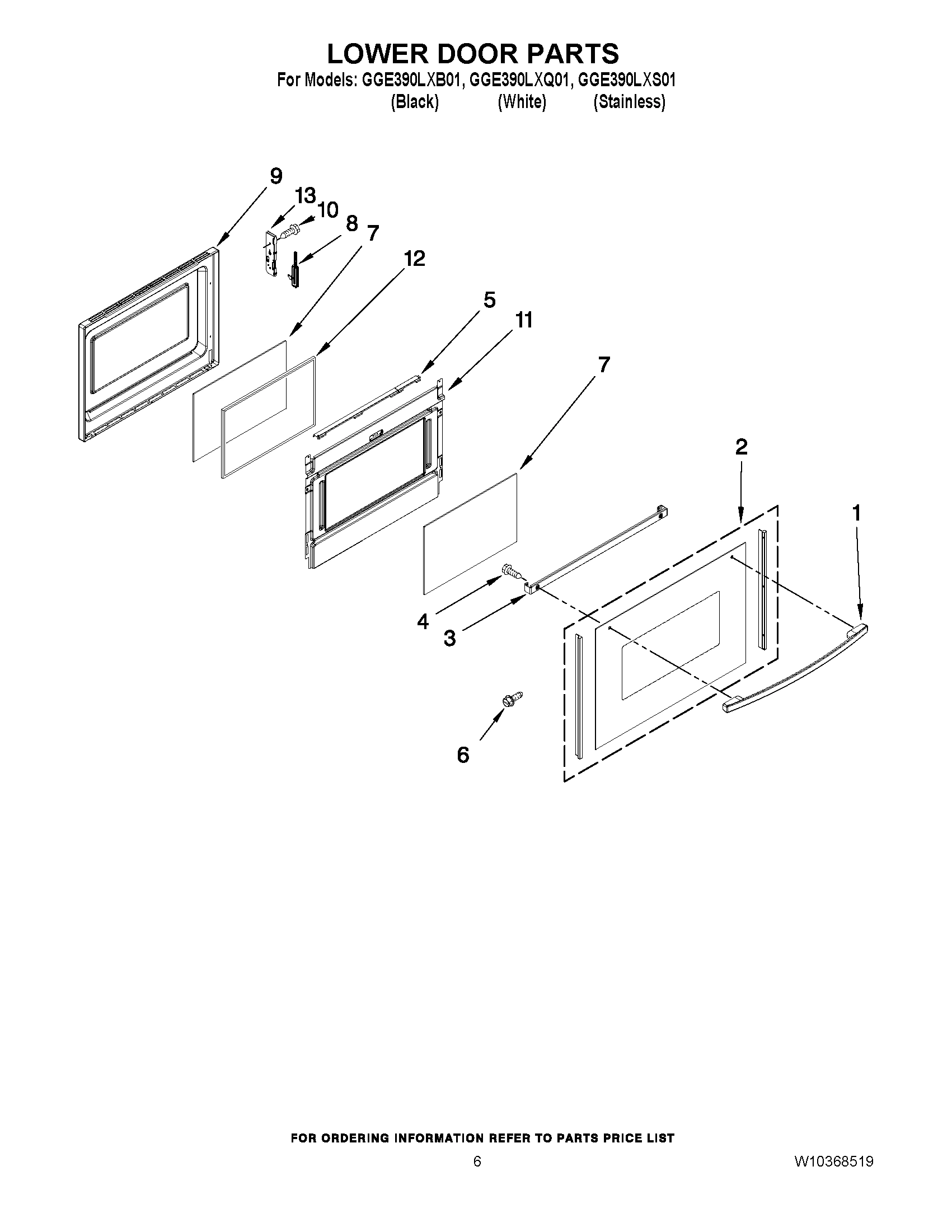 05 - LOWER DOOR PARTS