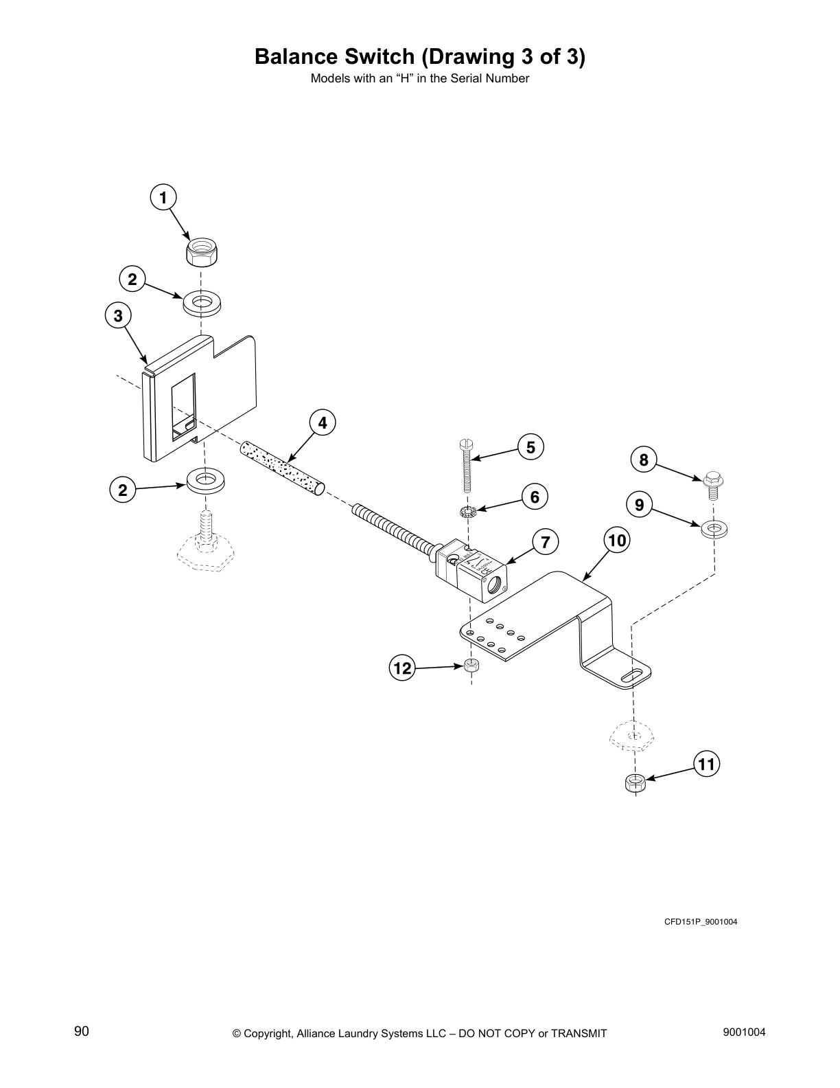 Balance Switch (Drawing 3 of 3)