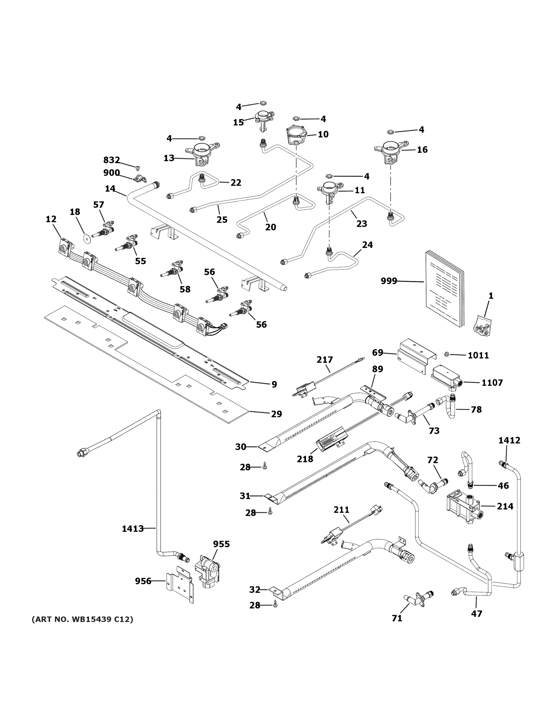 GAS & BURNER PARTS