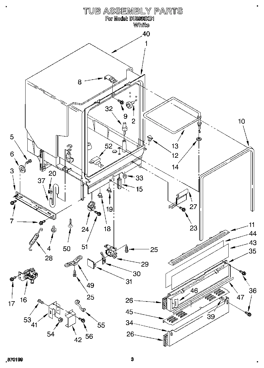 03 - TUB ASSEMBLY