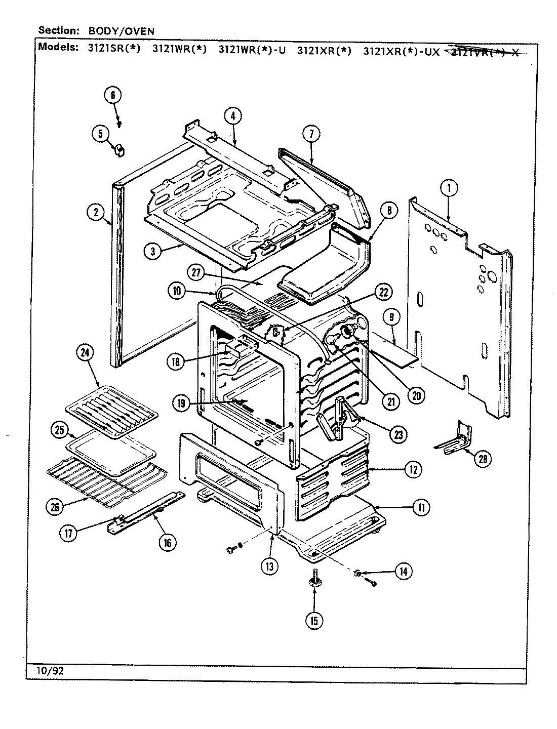 01 - BODY/OVEN