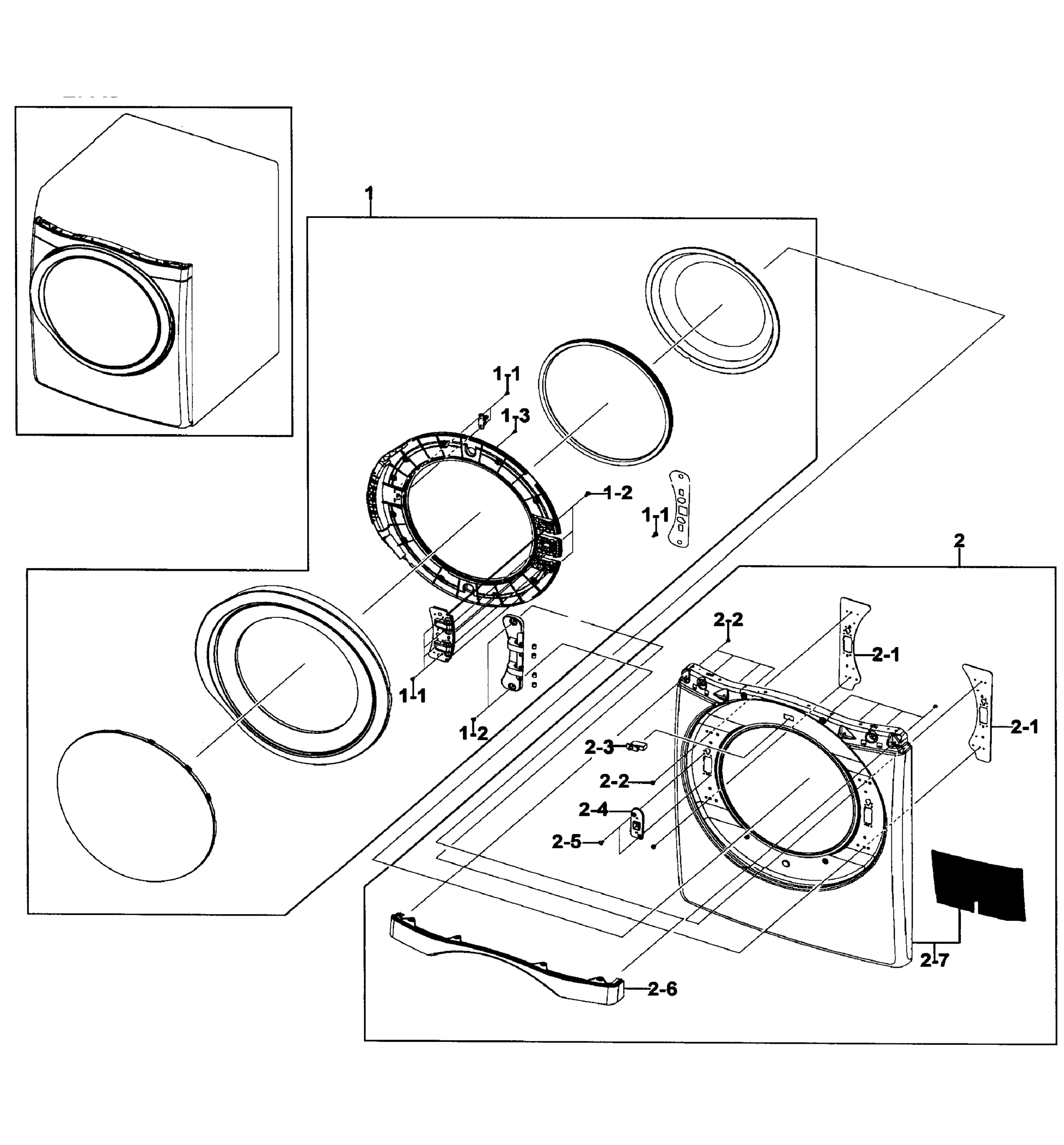 Front/Door Assembly