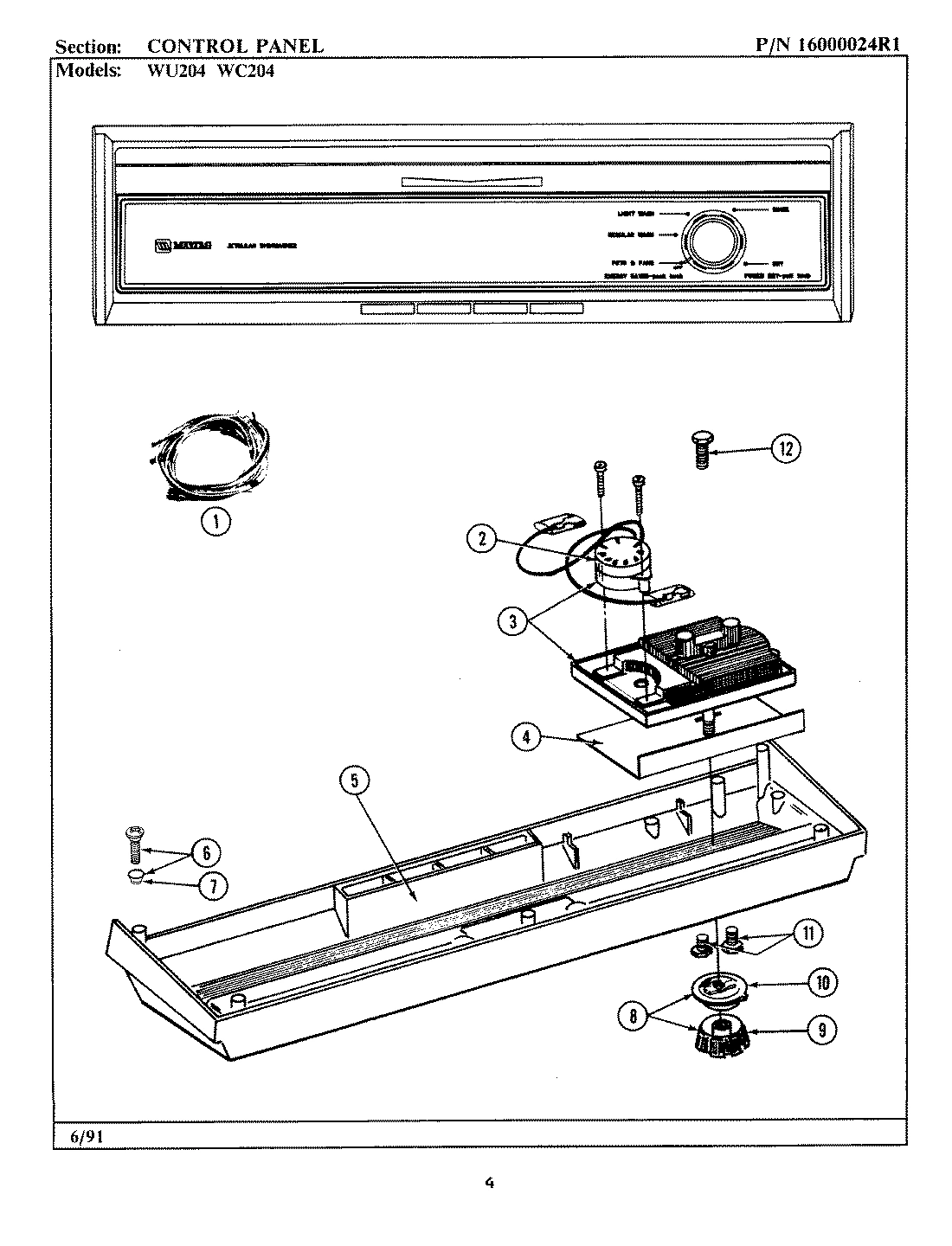 03 - CONTROL PANEL (WC204)