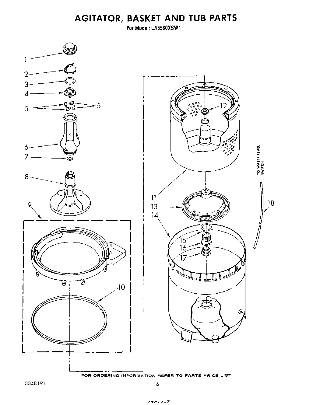 04 - AGITATOR, BASKET AND TUB