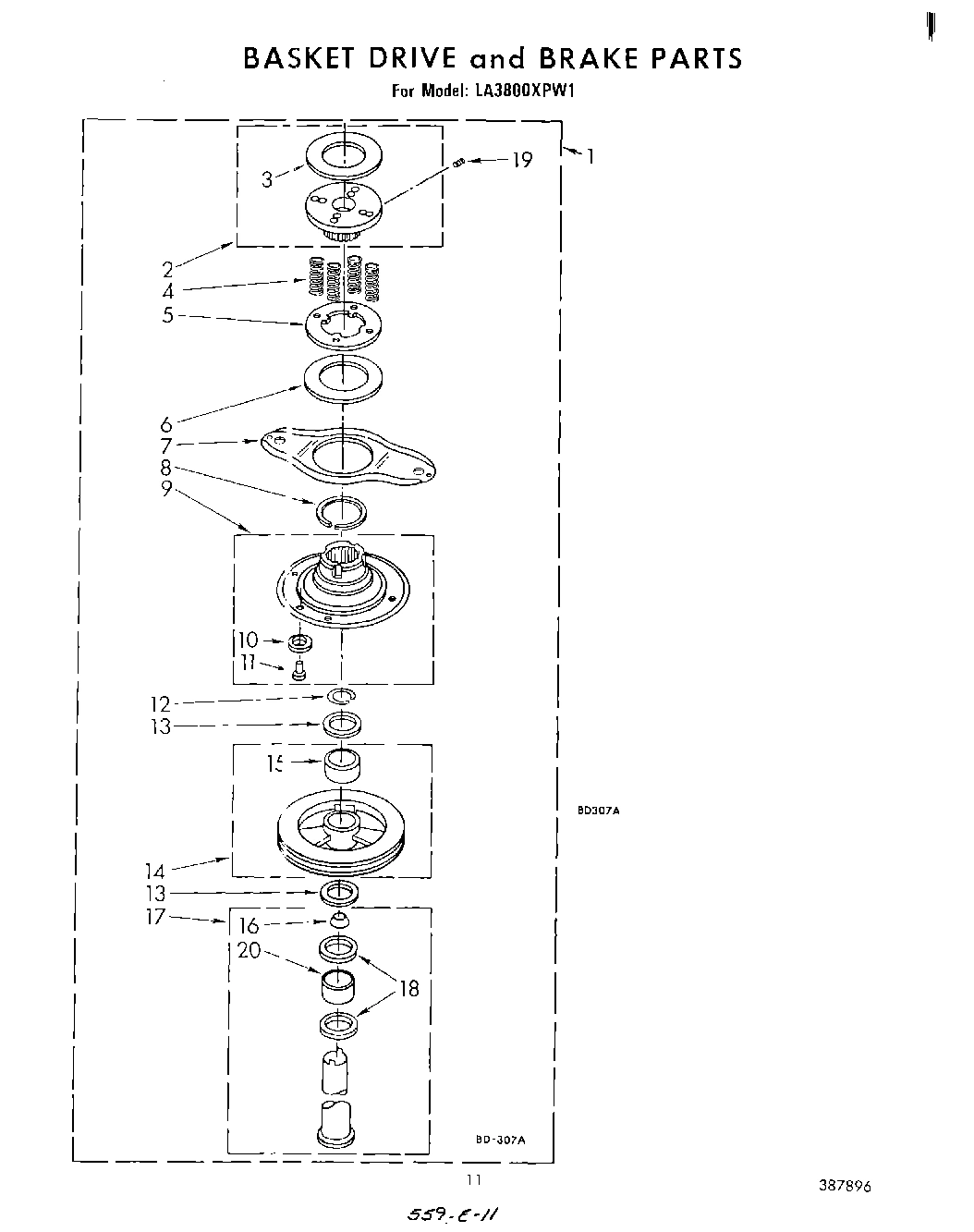 08 - BASKET DRIVE AND BRAKE
