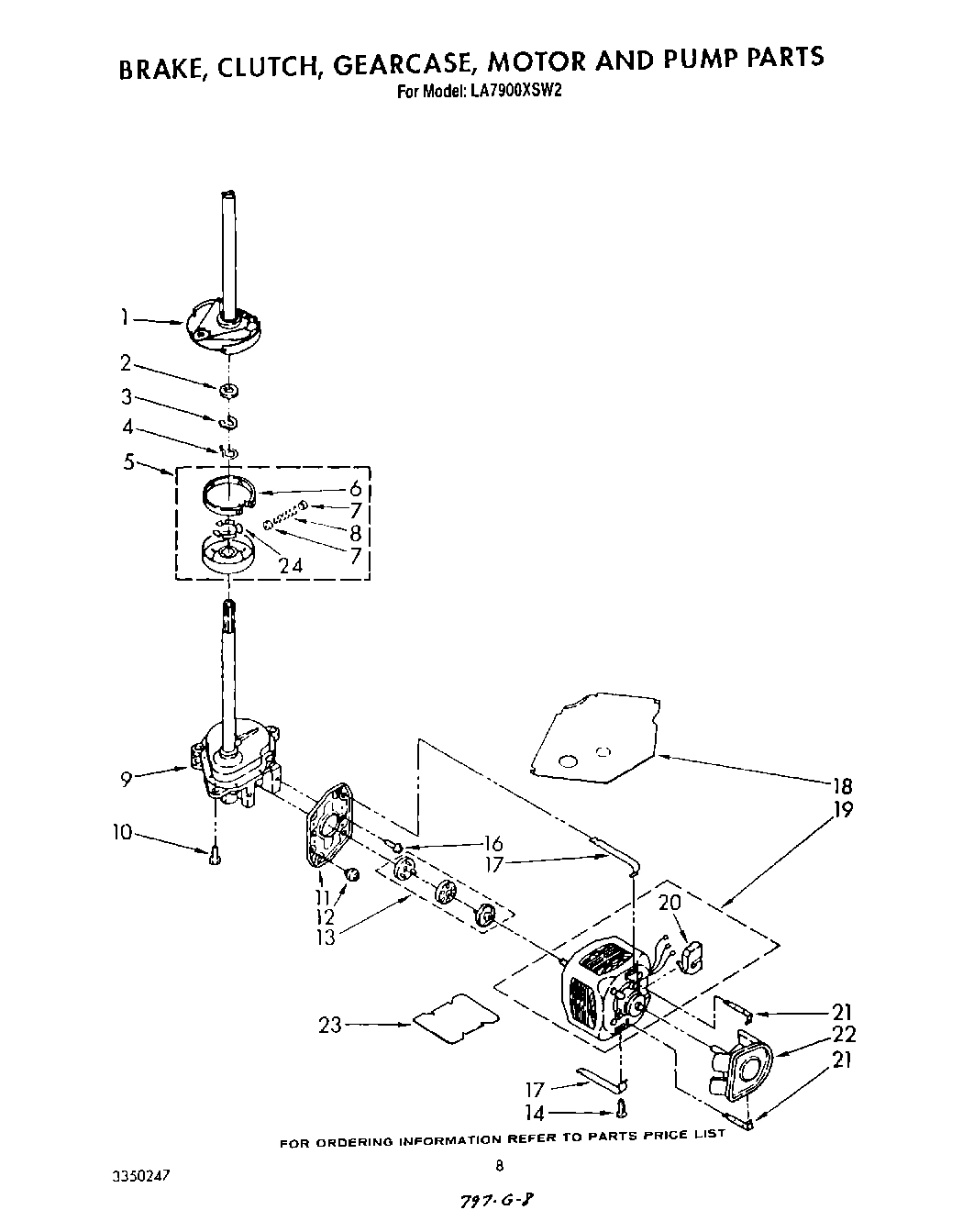 06 - BRAKE, CLUTCH, GEARCASE, MOTOR AND PUMP