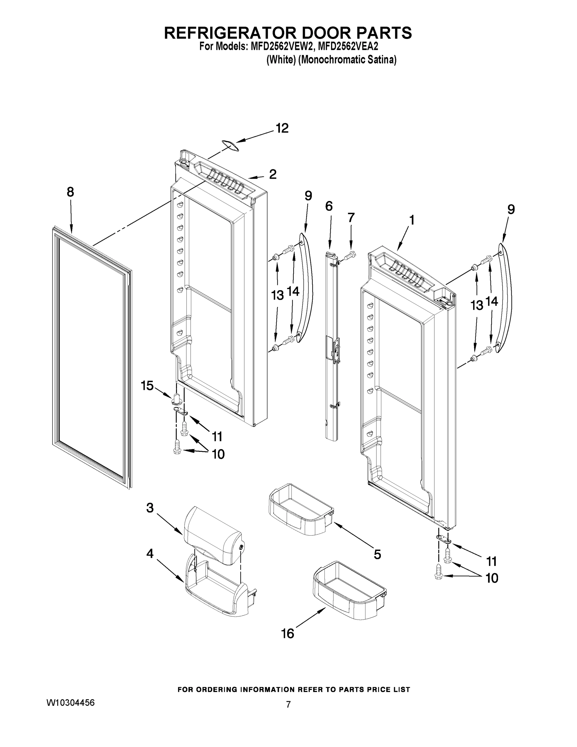 04 - REFRIGERATOR DOOR PARTS