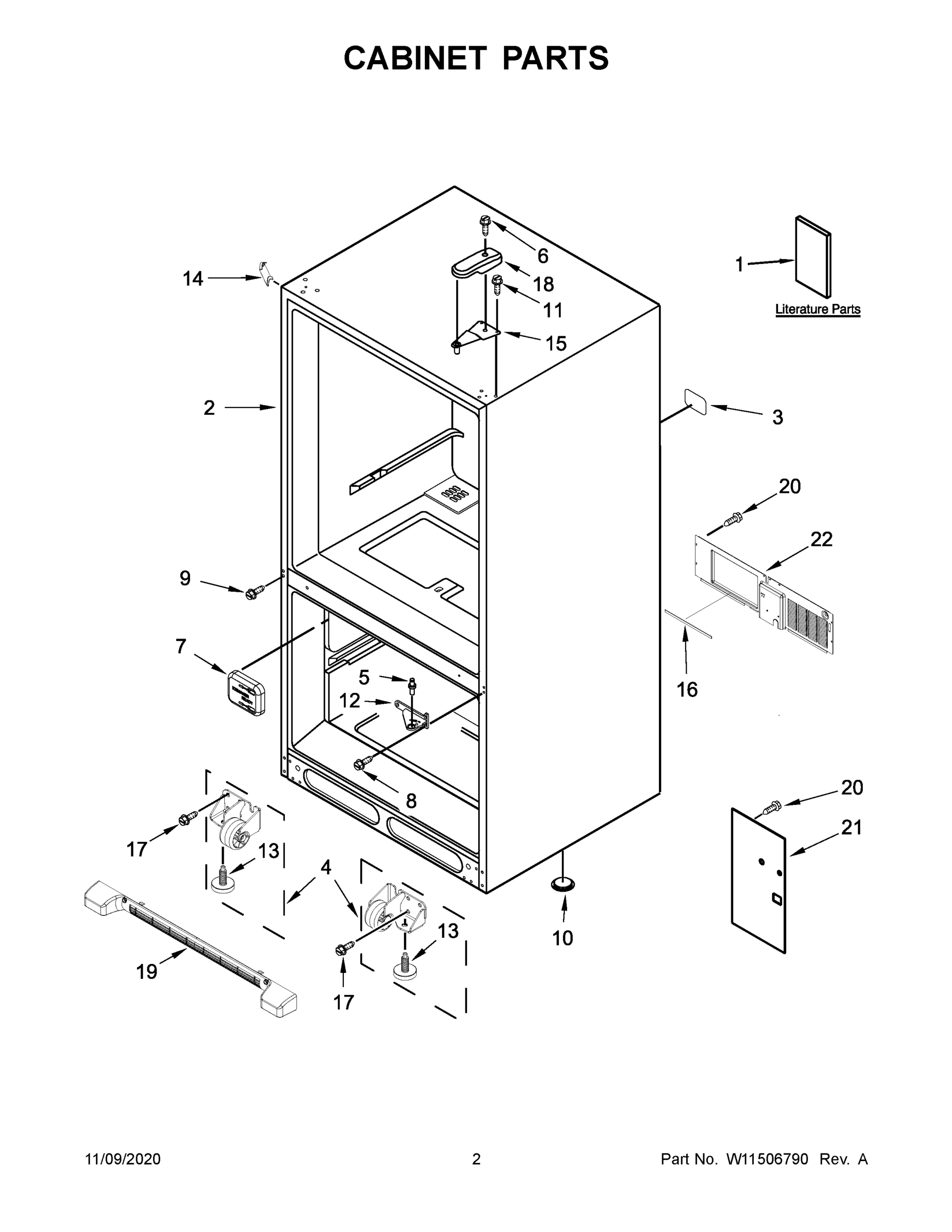 02 - CABINET PARTS