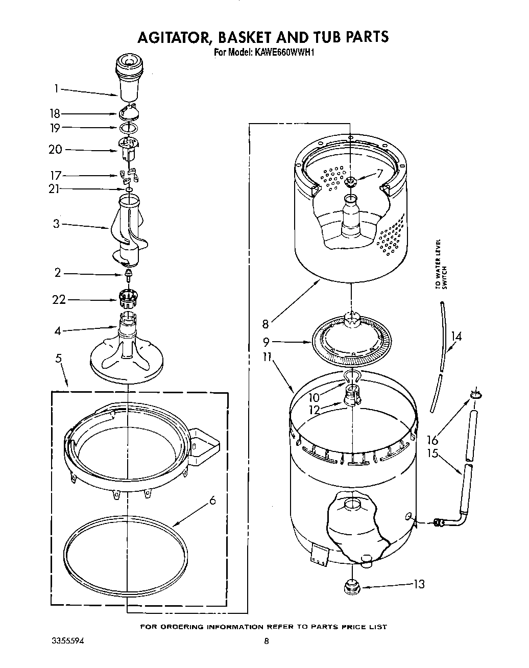 06 - AGITATOR, BASKET AND TUB
