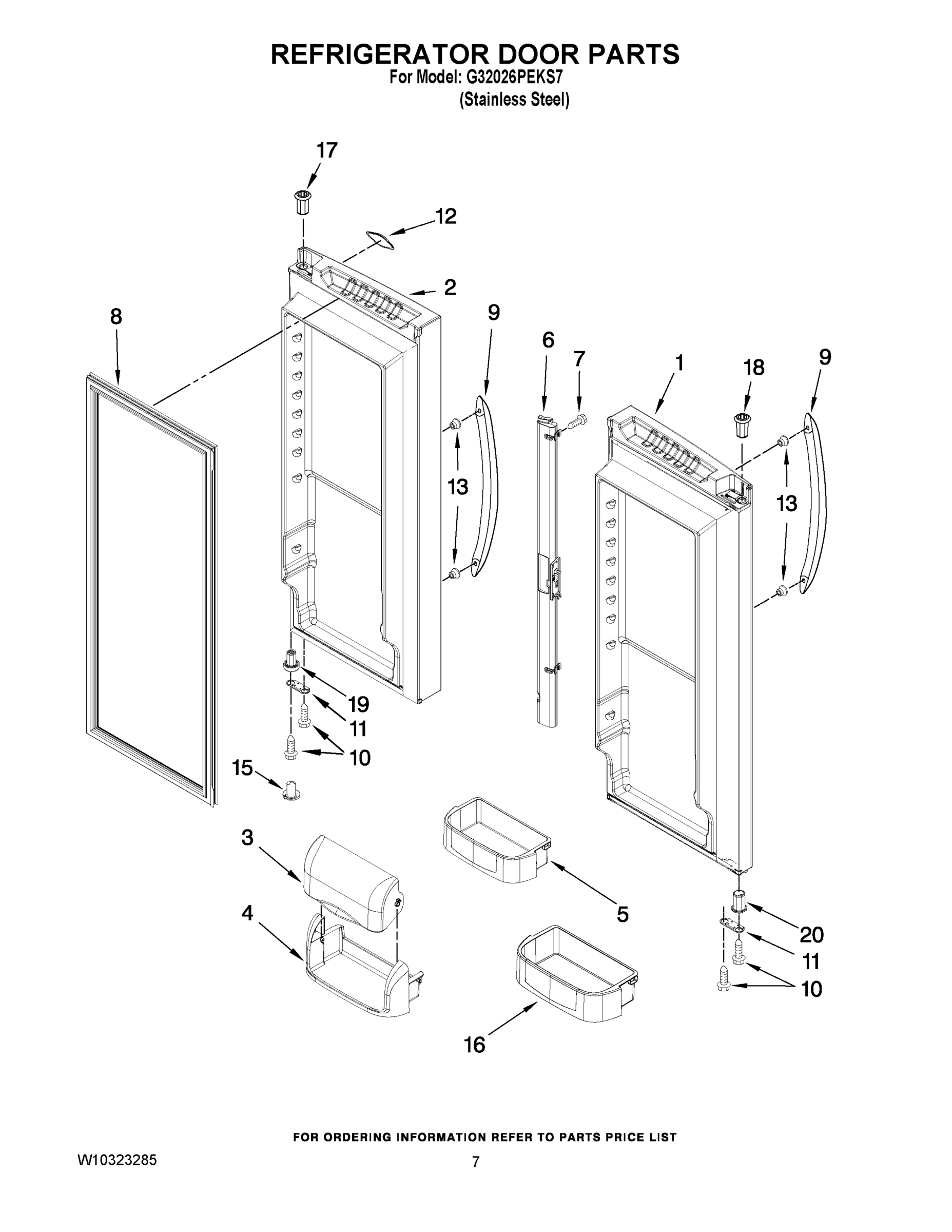 04 - REFRIGERATOR DOOR PARTS