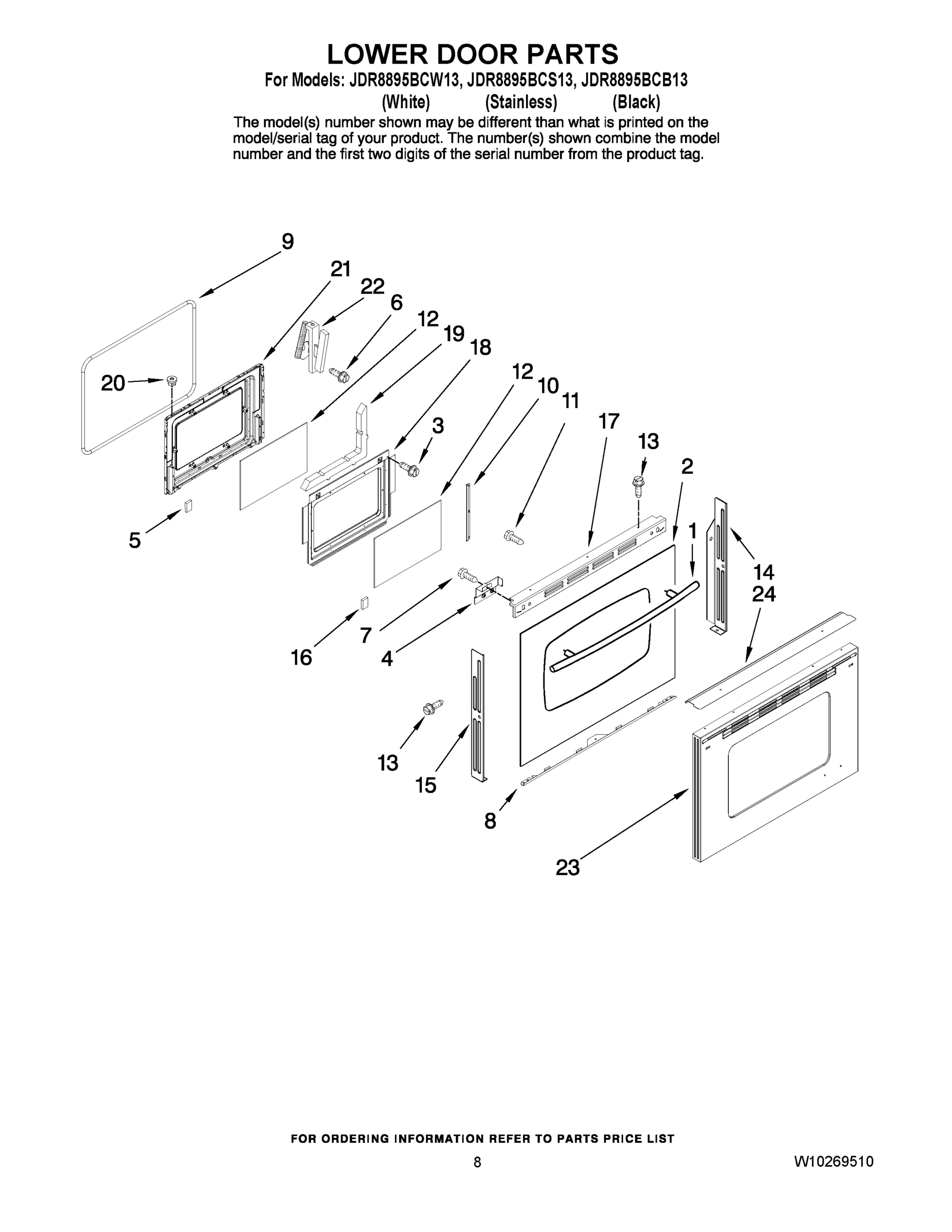 06 - LOWER DOOR PARTS