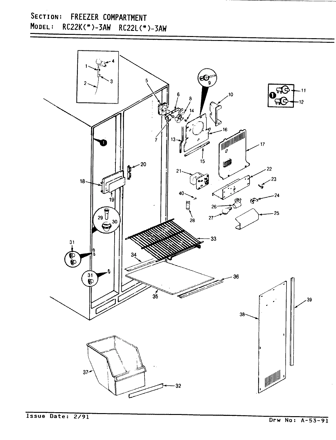 01 - FREEZER COMPARTMENT