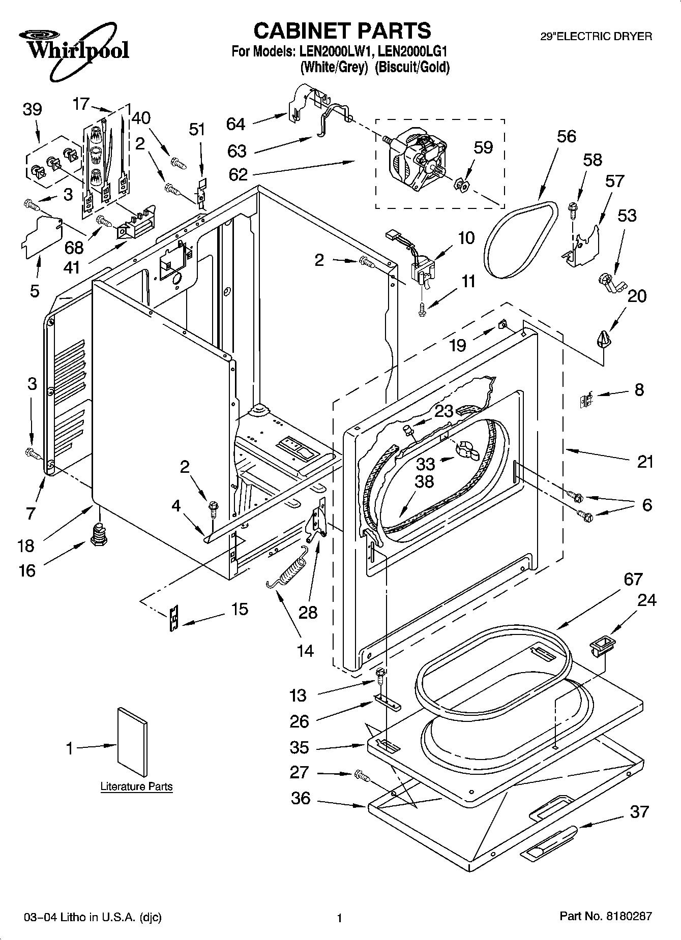 01 - CABINET PARTS
