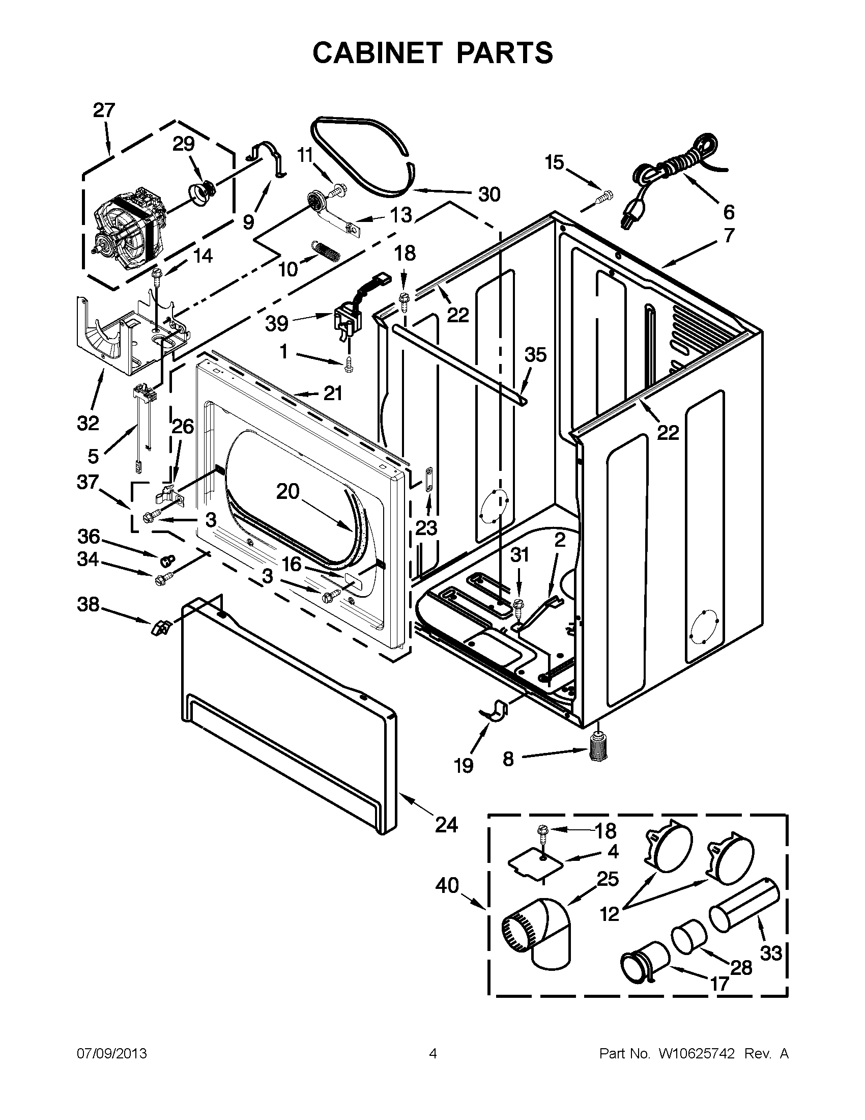 02 - CABINET PARTS