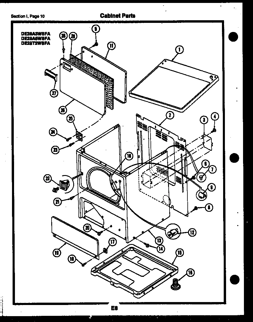 01 - CABINET PARTS